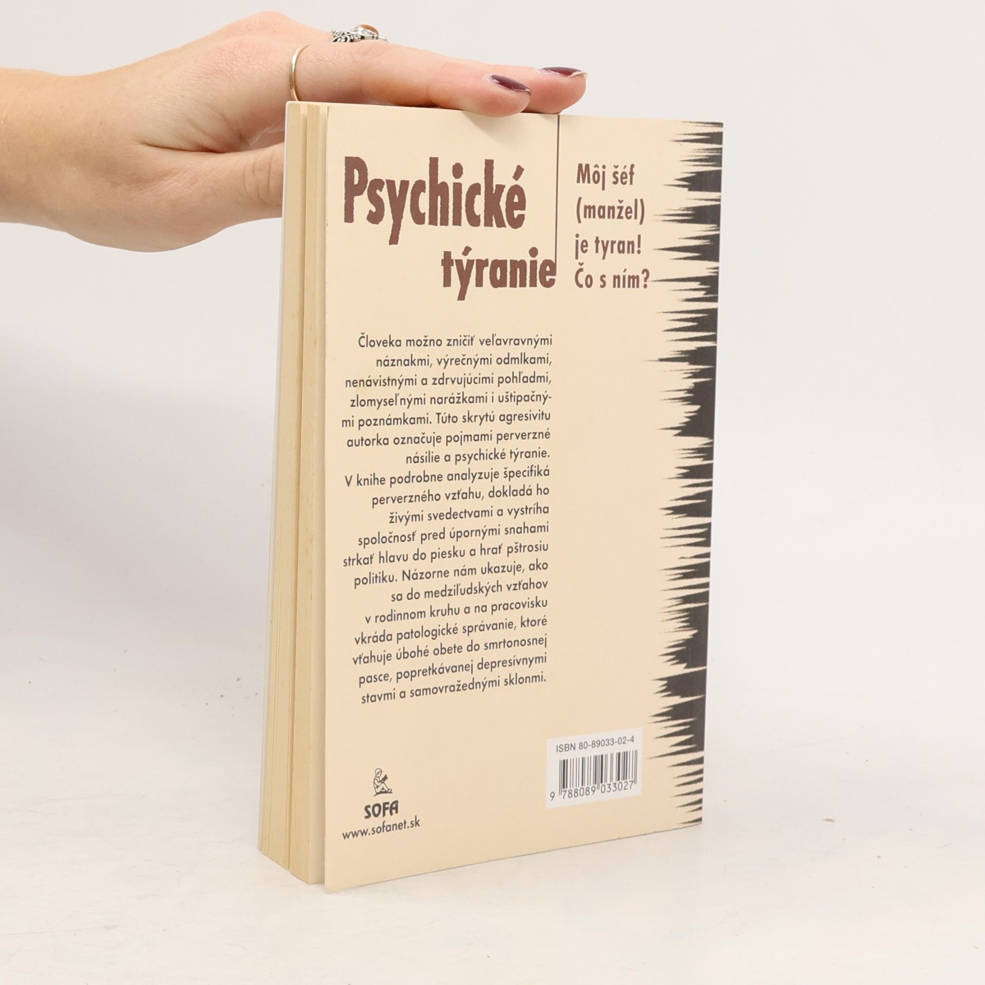 Marie France Hirigoyen Psychické týranie : môj šéf (manžel) je tyran! Čo s ním?