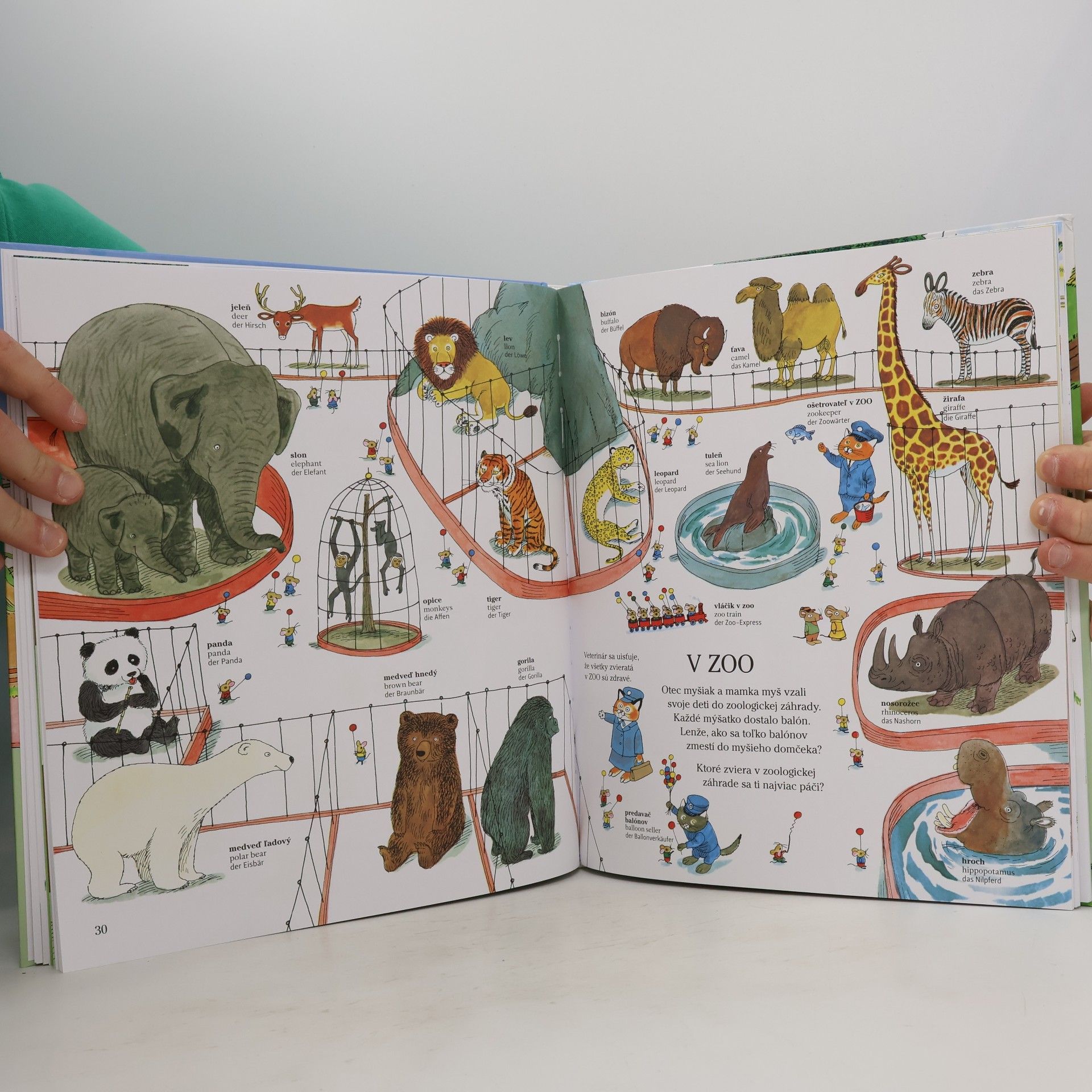 Richard Scarry Veľký obrázkový slovník slovensko-anglicko-nemecký