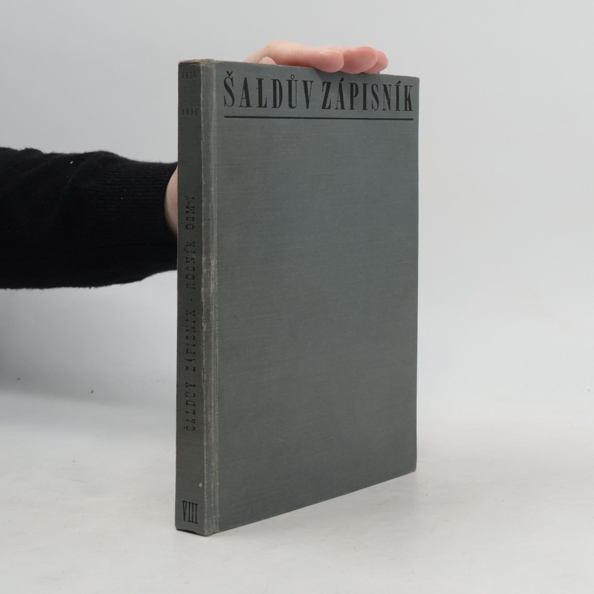 Kolektiv autorů Šaldův zápisník VIII. 1935-1936