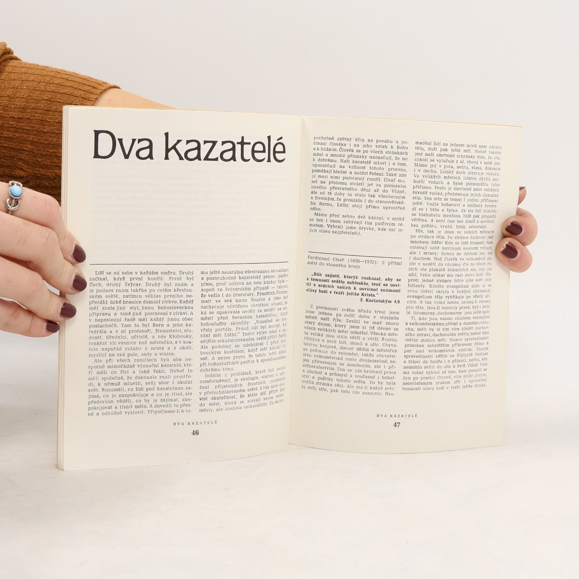 Jiří Nečas Evangelický kalendář '88
