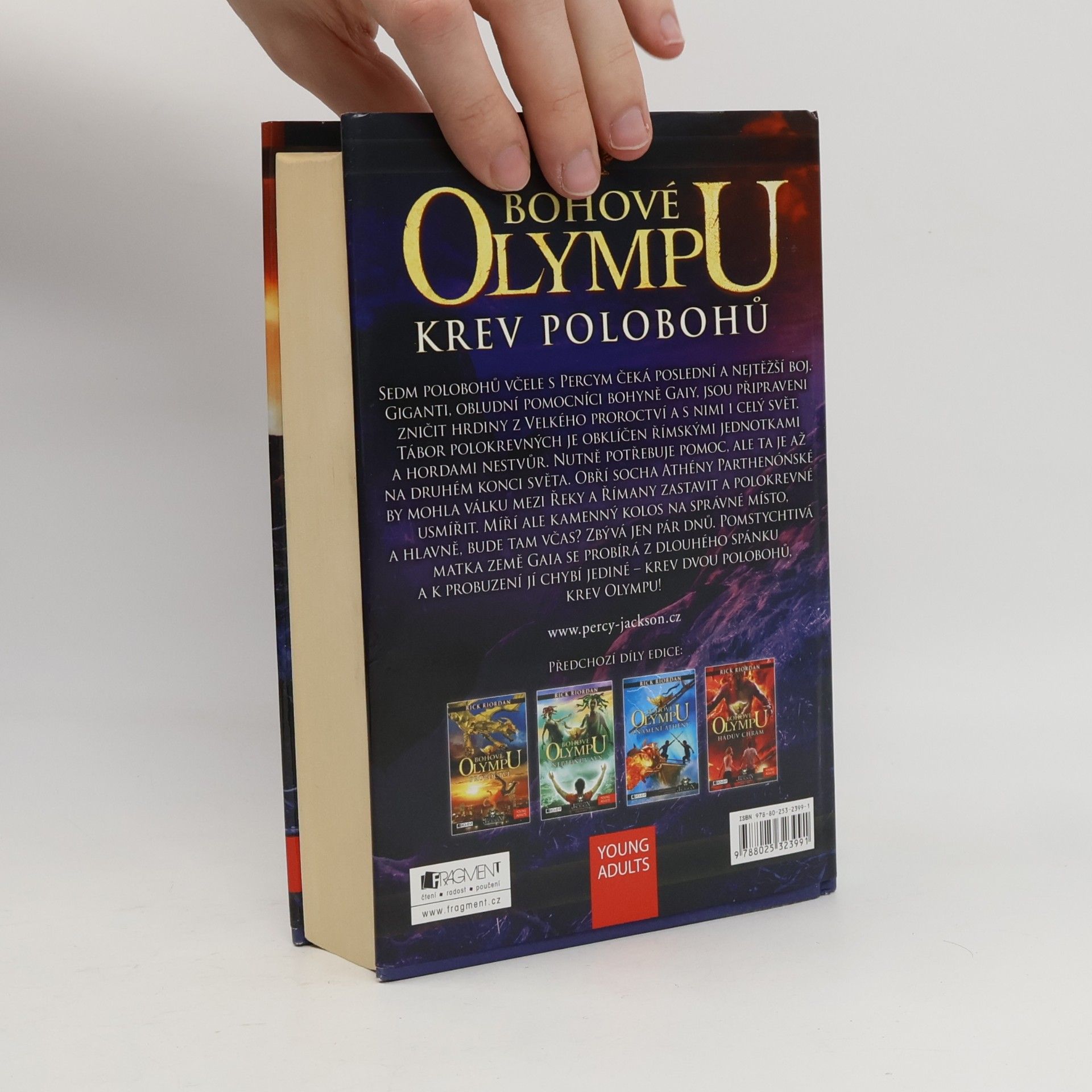 Rick Riordan Bohové Olympu. Krev polobohů