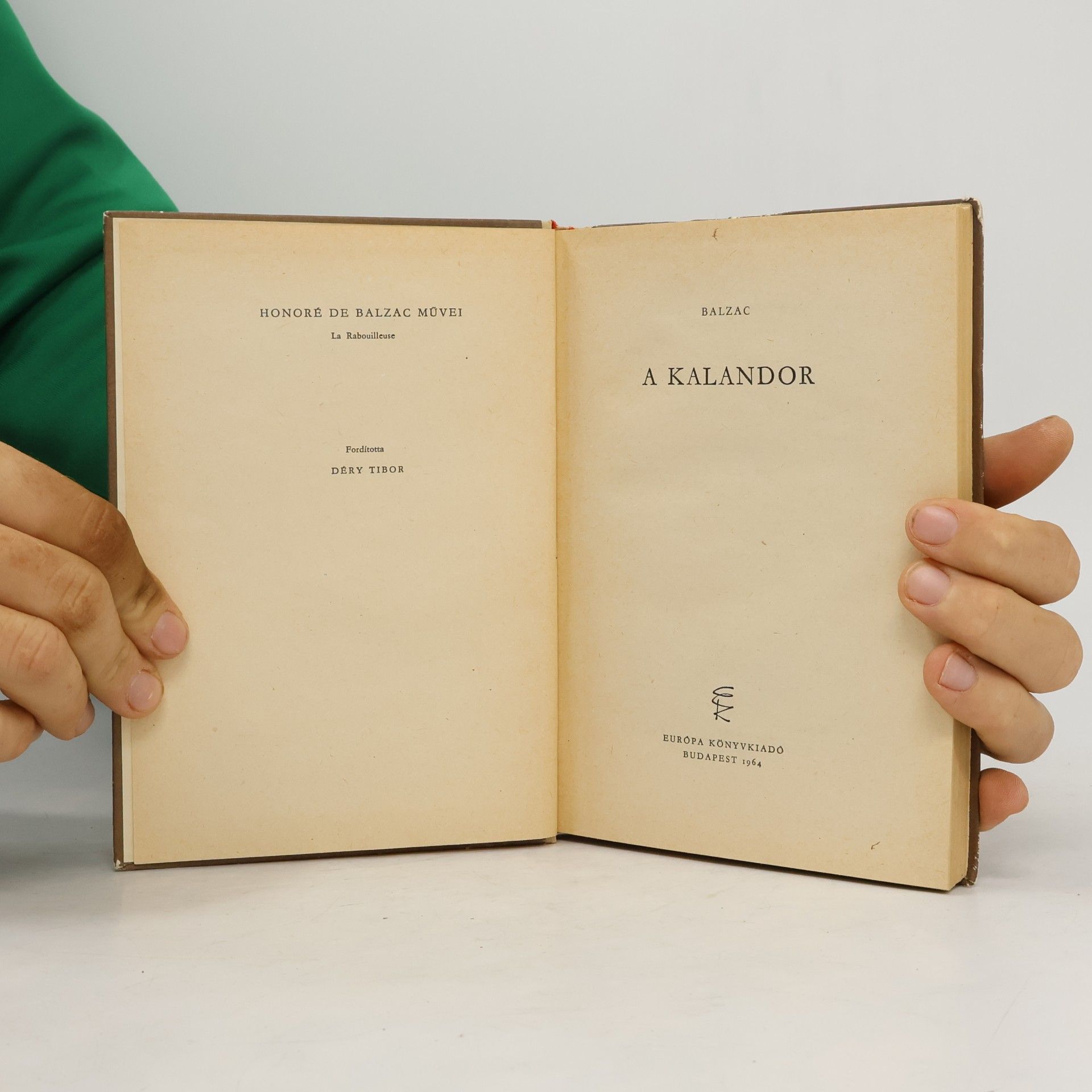 Honoré de Balzac A Kalandor