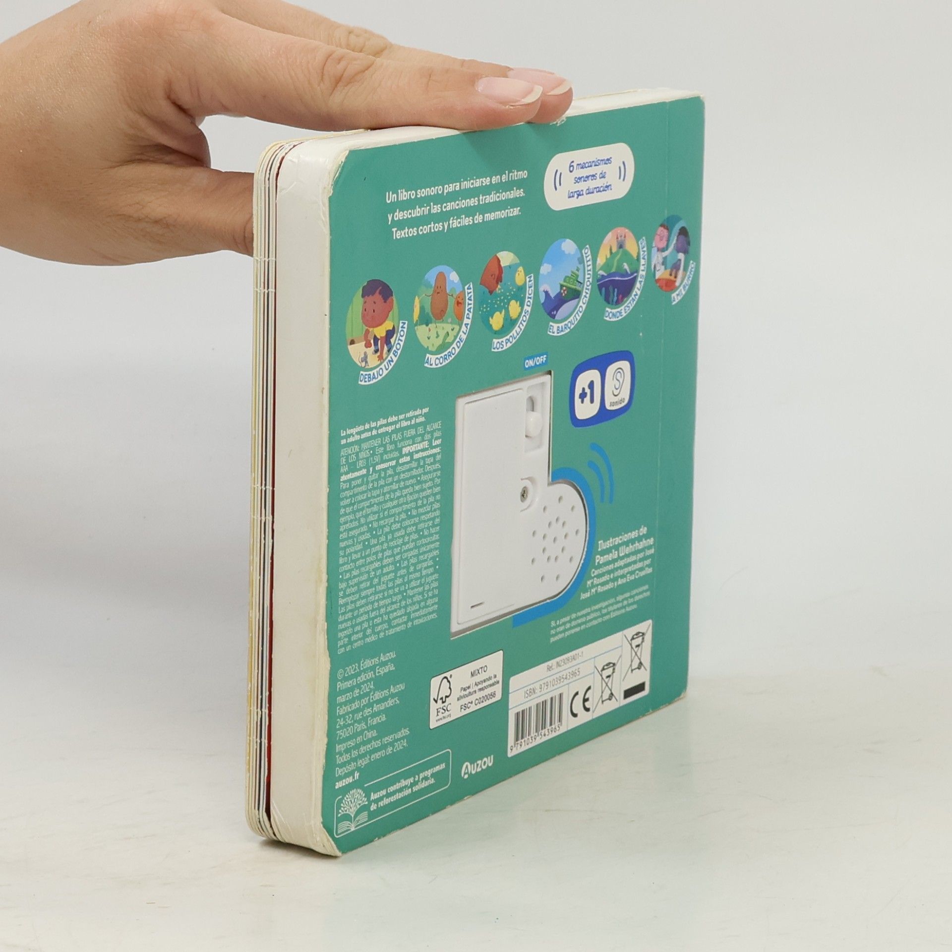 Libro de sonidos. Mis primeras canciones (Mis primeros sonidos)
