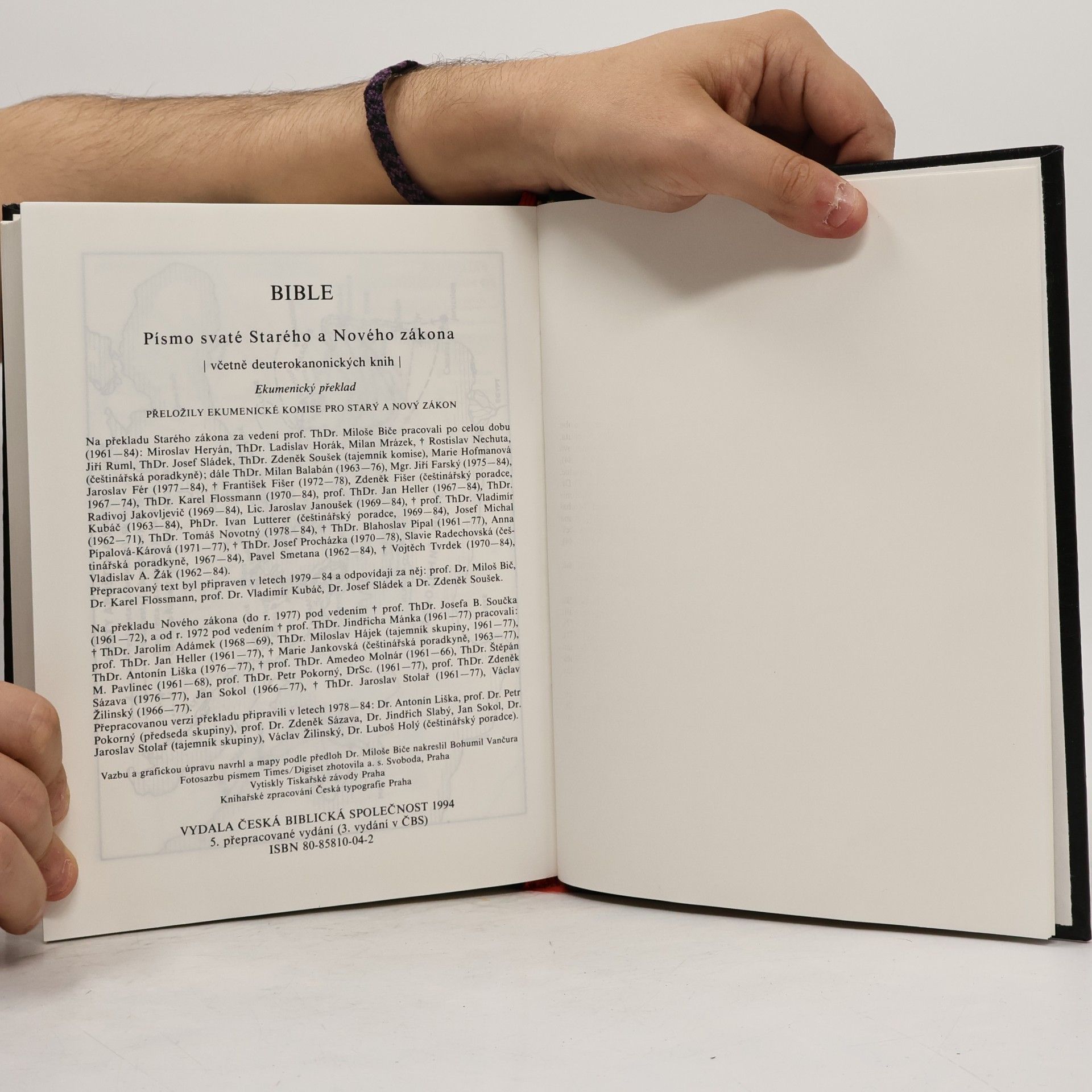 Bohumil Vančura Bible: Písmo svaté Starého a Nového zákona (včetně deuterokanonických knih) : český ekumenický překlad