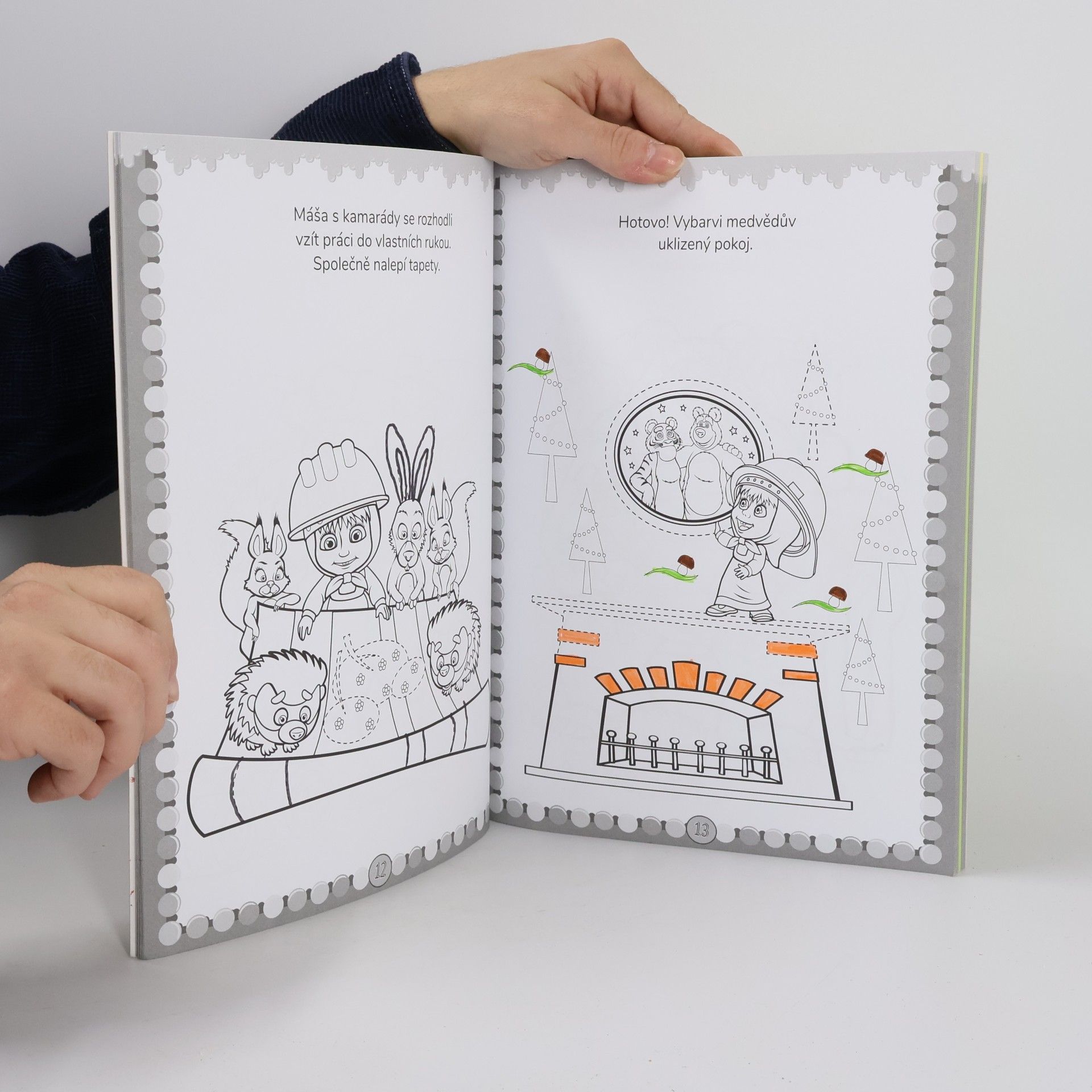 Autorenkollektiv Máša a Medvěd : velká kniha čtení a zábavy. 2