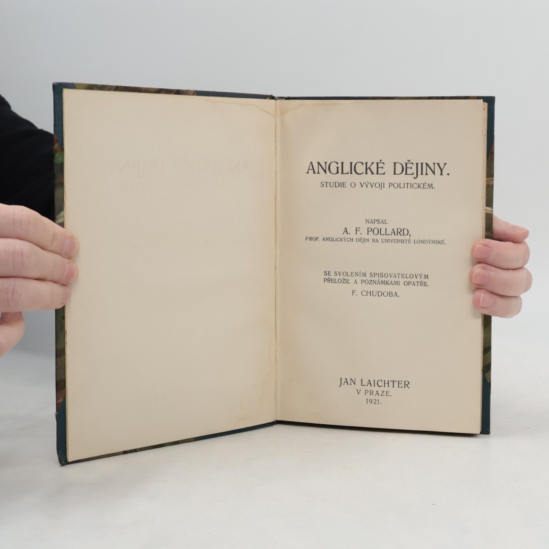 A. F. Pollard Anglické dějiny