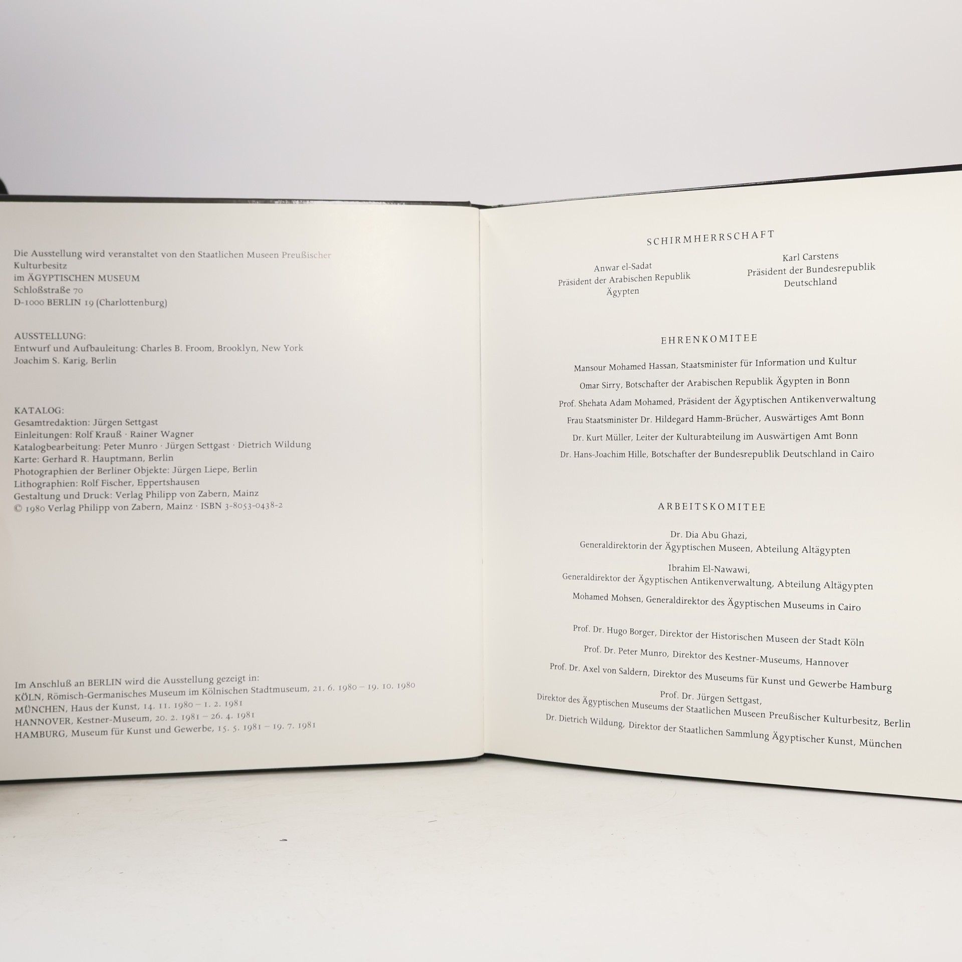 kolektiv Tutanchamun in Köln. Katalog zur Ausstellung 1980