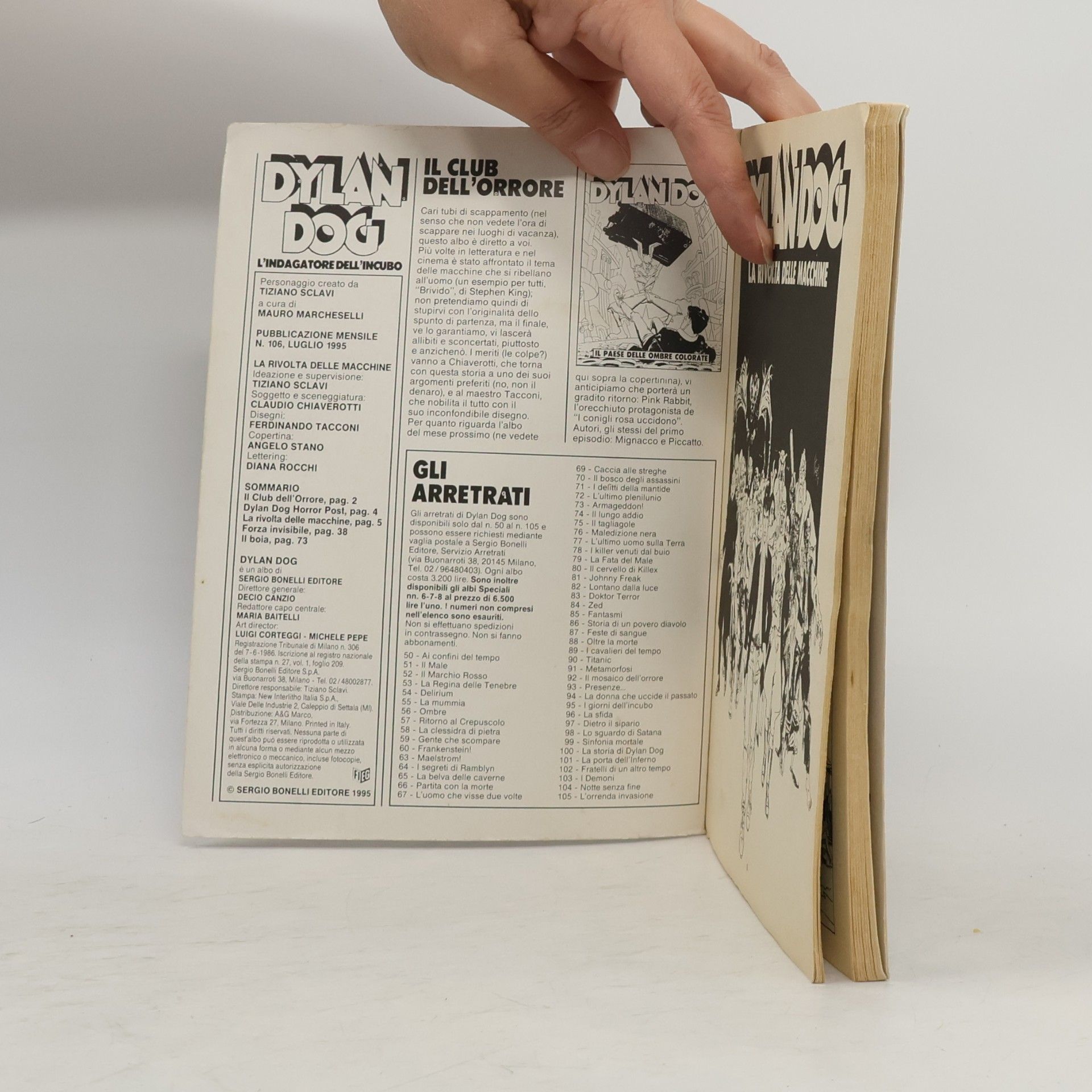 Autorenkollektiv Dylan Dog 106. La rivolta delle macchine