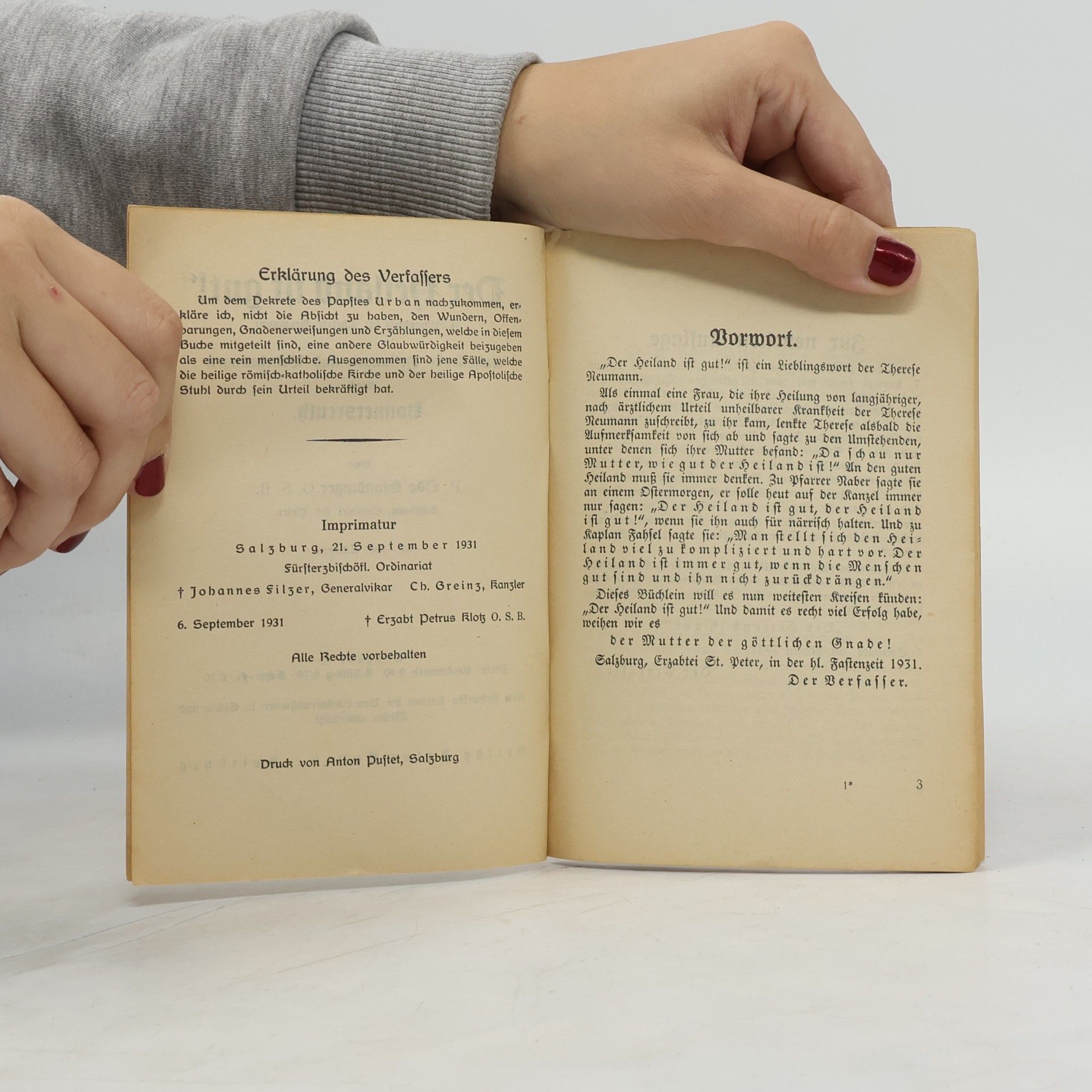 P. Odo Staudinger O. S. B. „Der Heiland ist gut!“