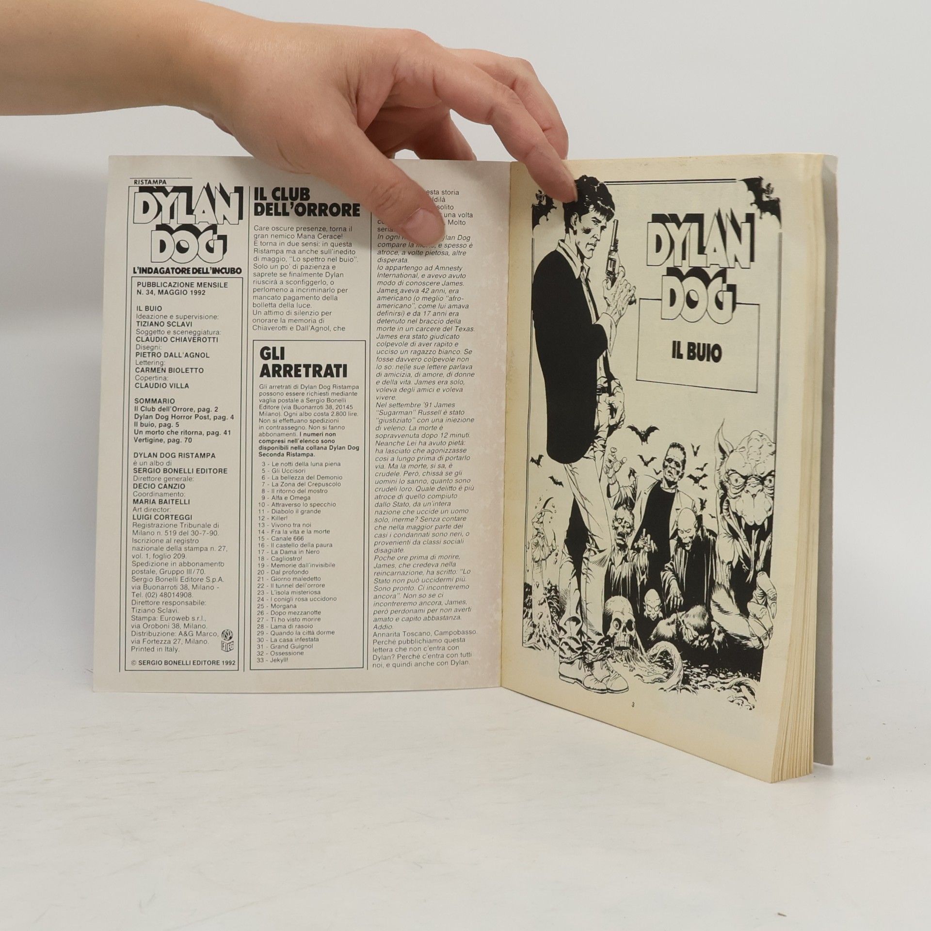Kolektiv autorů Dylan Dog 34. Il buio