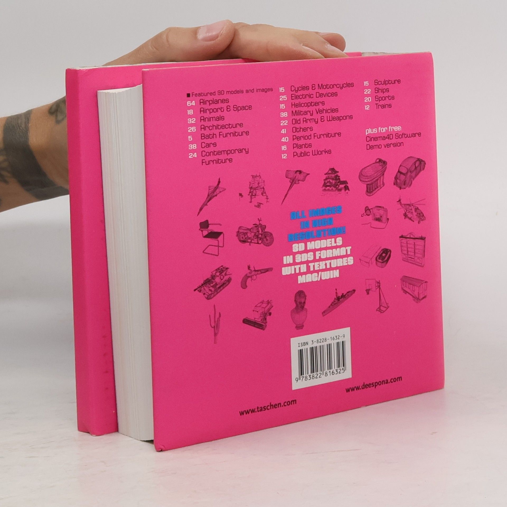 500 3D objects