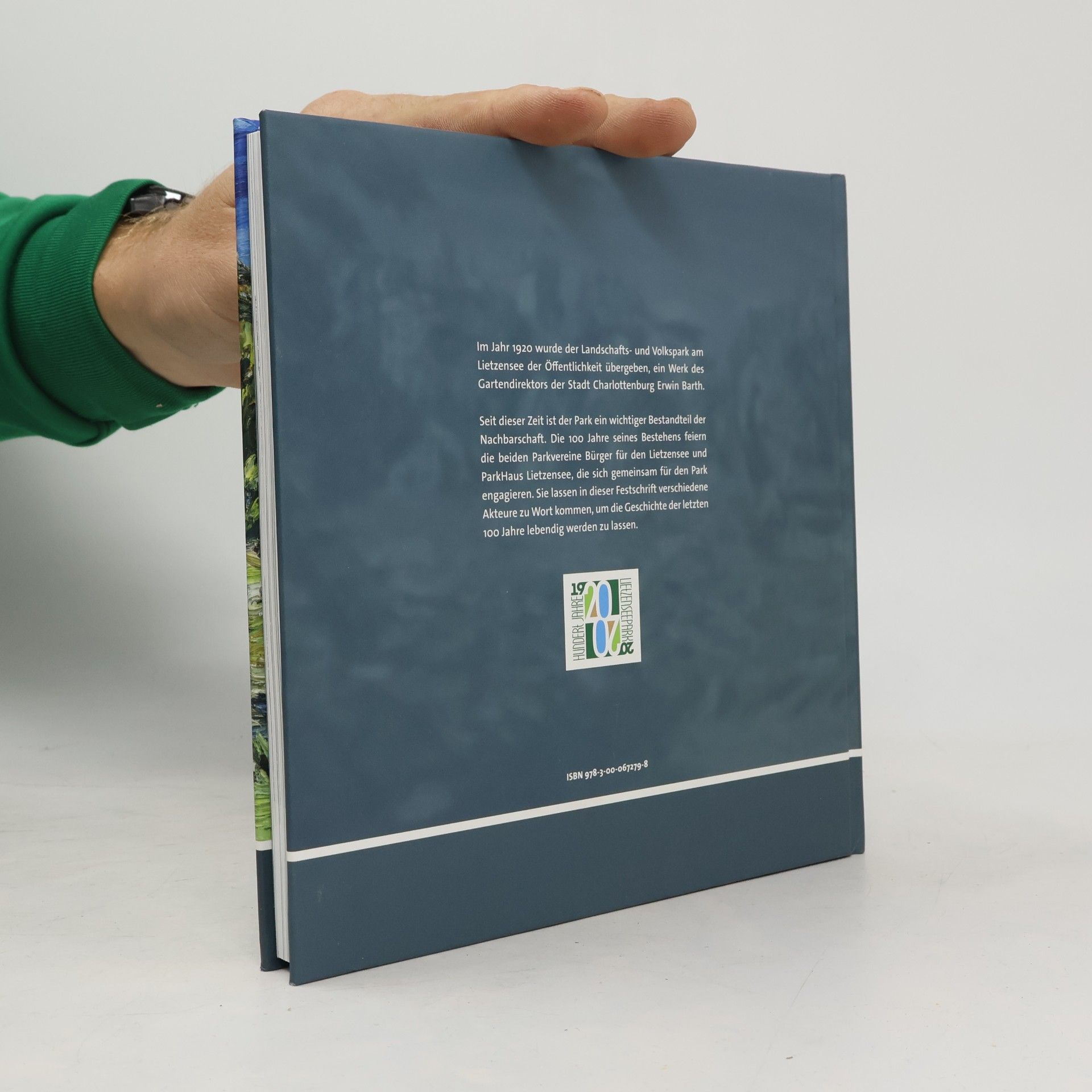Irene Fritsch Festschrift 100 Jahre Lietzenseepark 1920-2020