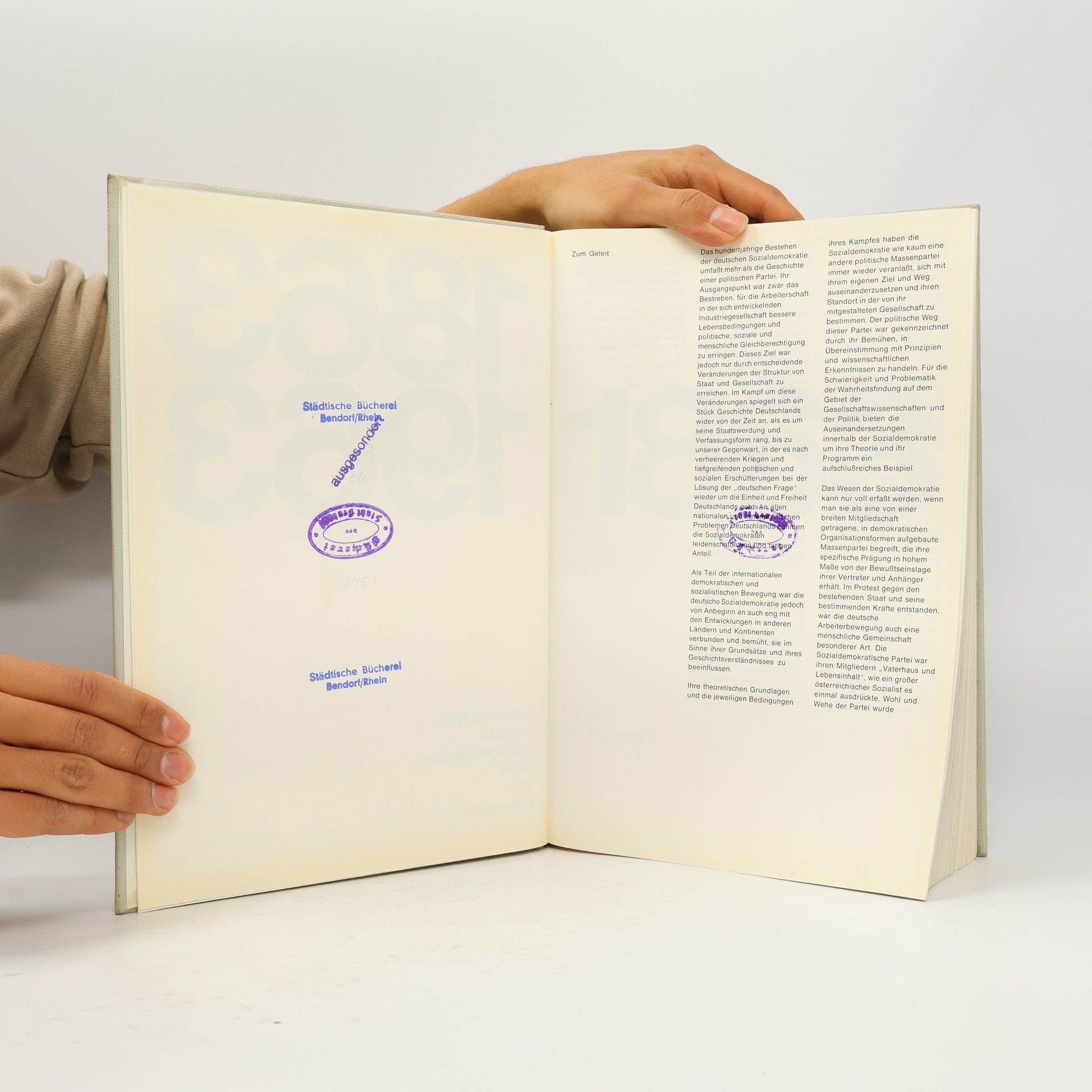 Autorenkollektiv 1863-1963 Hundert Jahre deutsche Sozialdemokratie