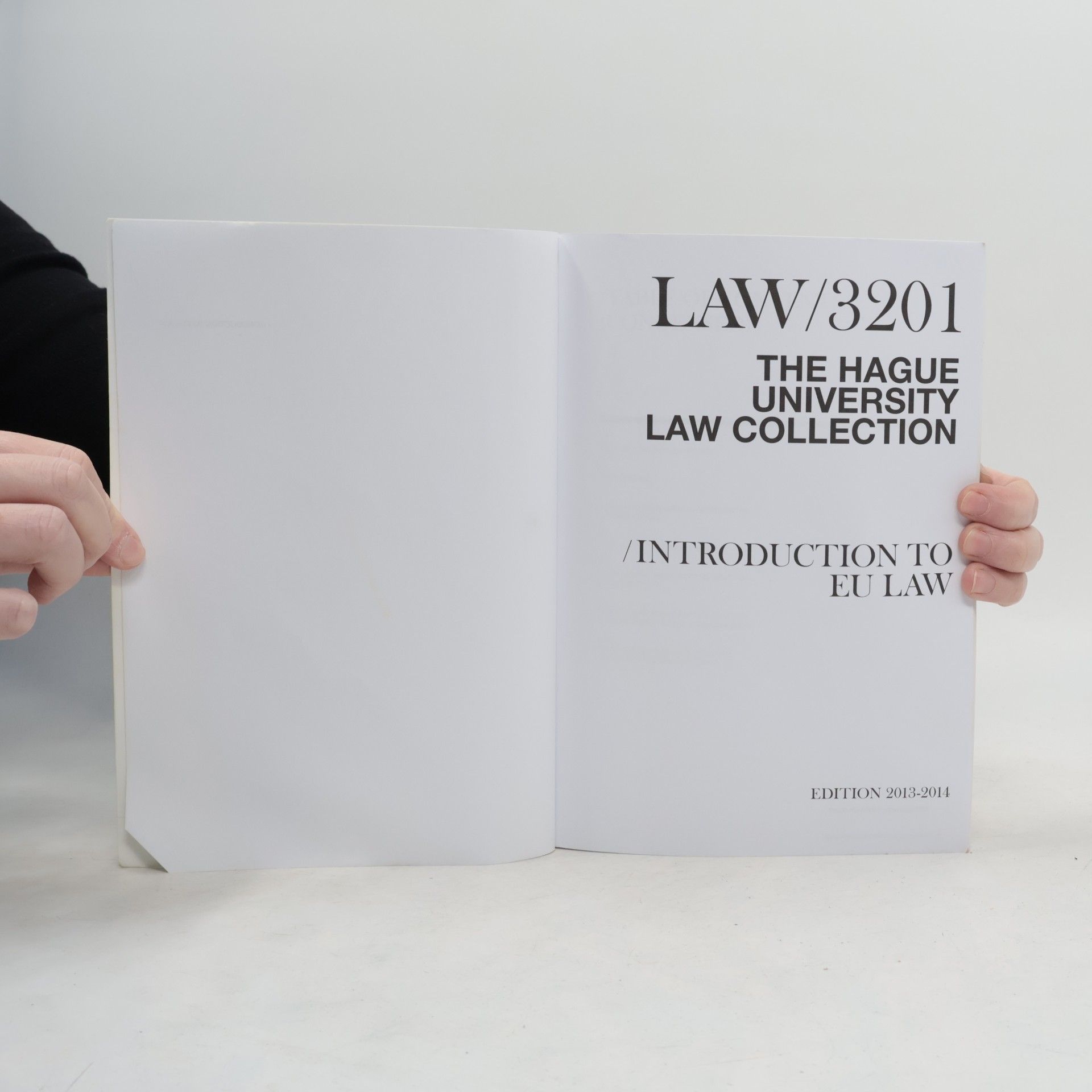 Various authors Introduction to EU Law