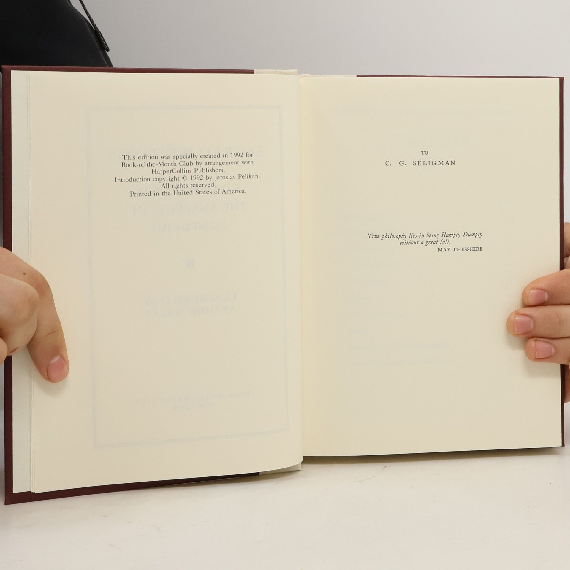Konfucius The Analects of Confucius