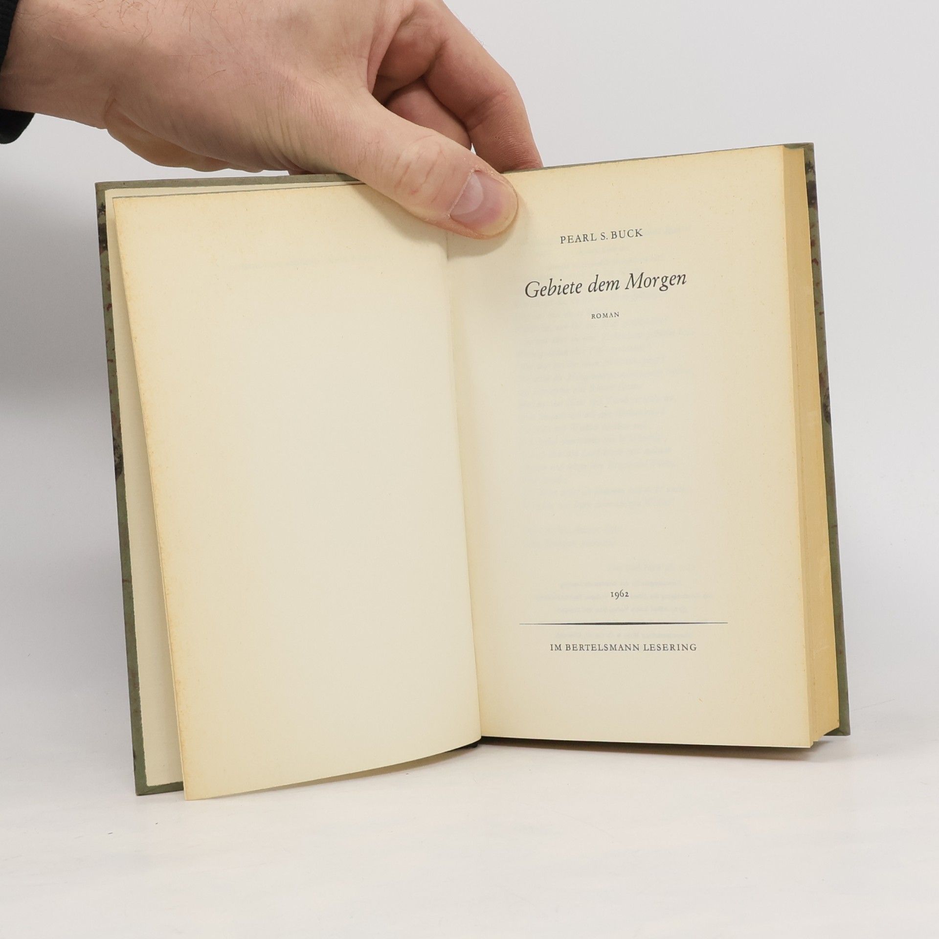 Pearl S. Buck Gebiete dem Morgen