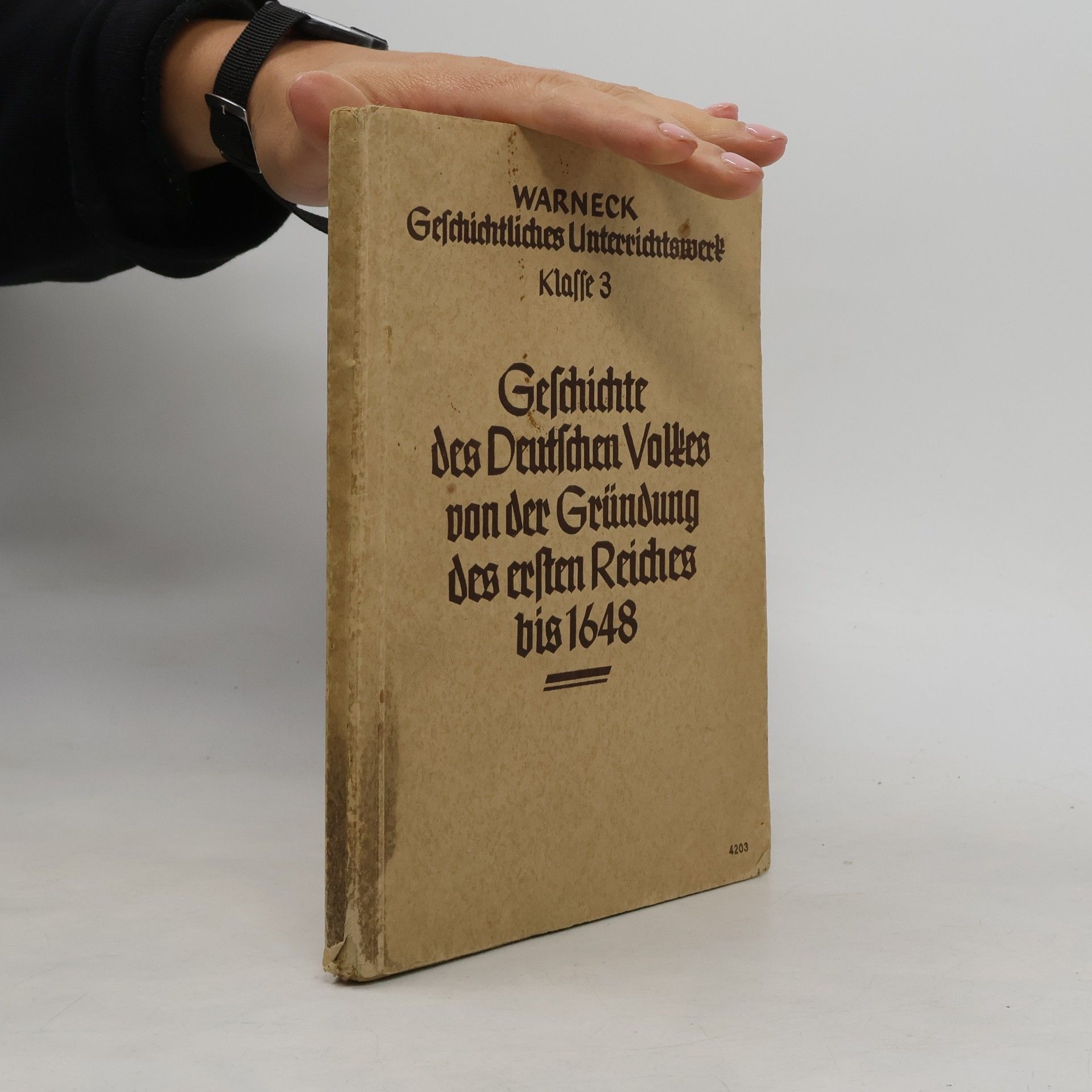 Hans Warneck Geschichte des Deutschen Volkes
