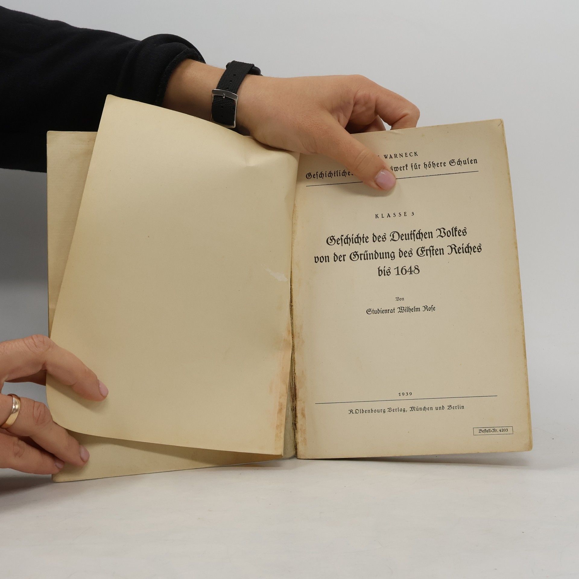 Hans Warneck Geschichte des Deutschen Volkes