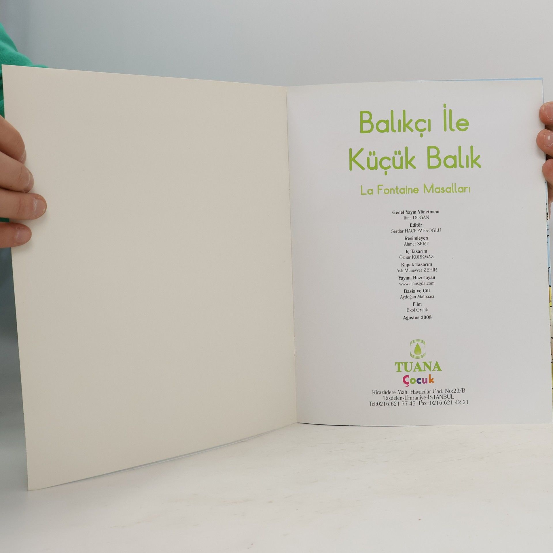 La Fontaine Balıkçı ile Küçük Balık