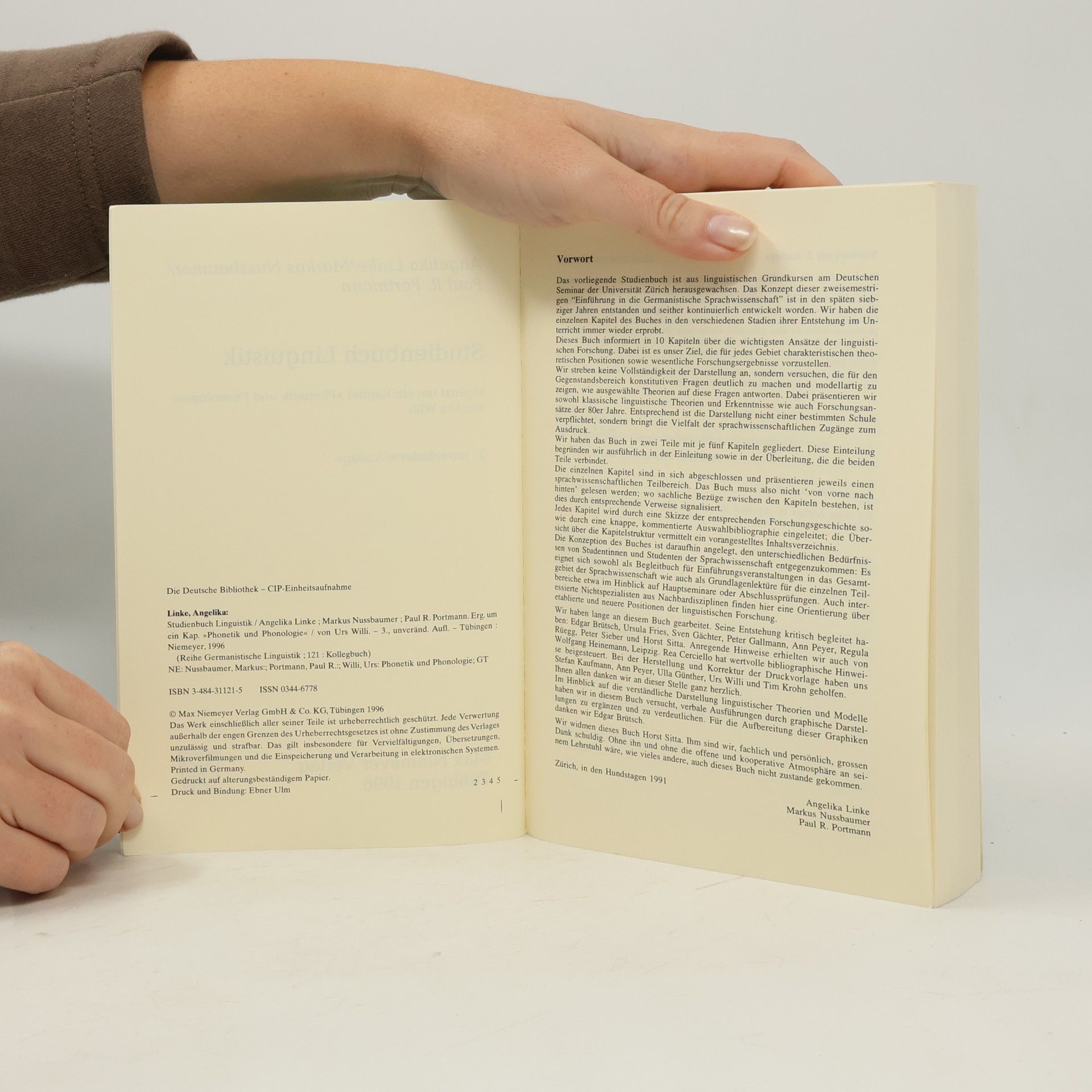 Angelika Linke Studienbuch Linguistik