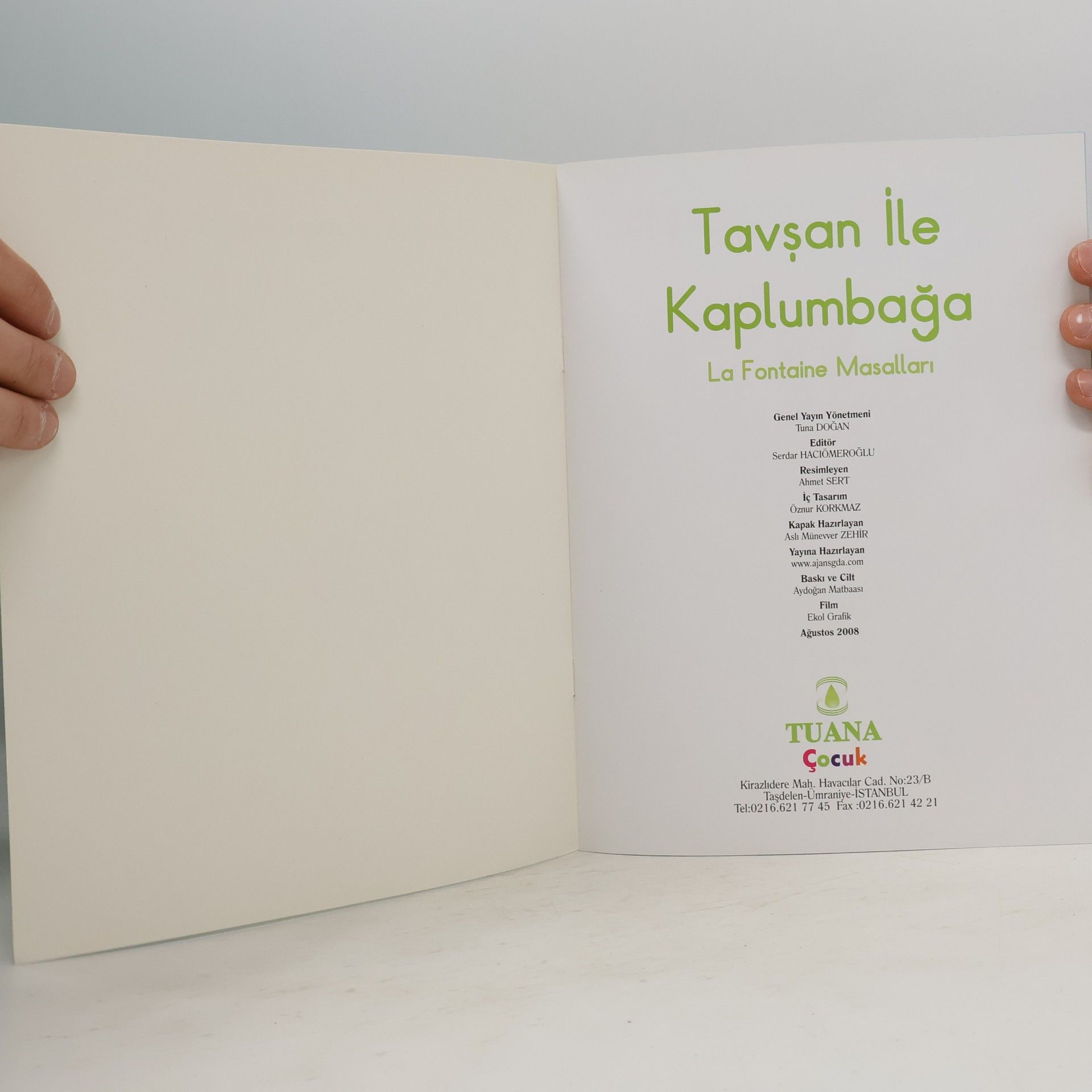 La Fontaine Tavşan ile Kaplumbağa