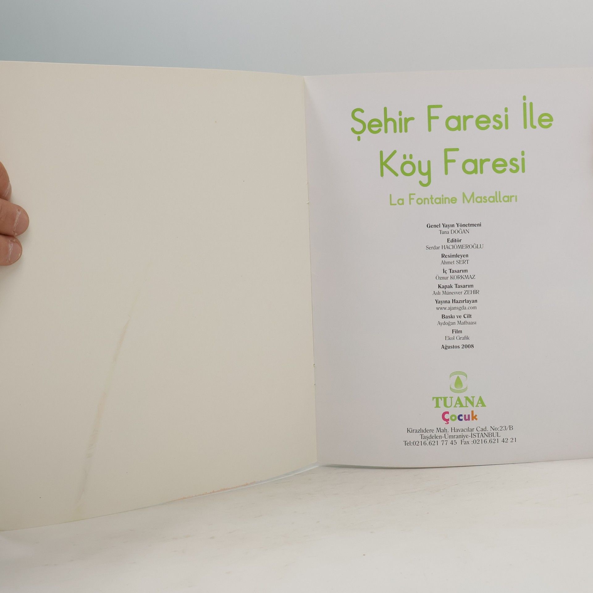 La Fontaine Şehir Faresi İle Köy Faresi