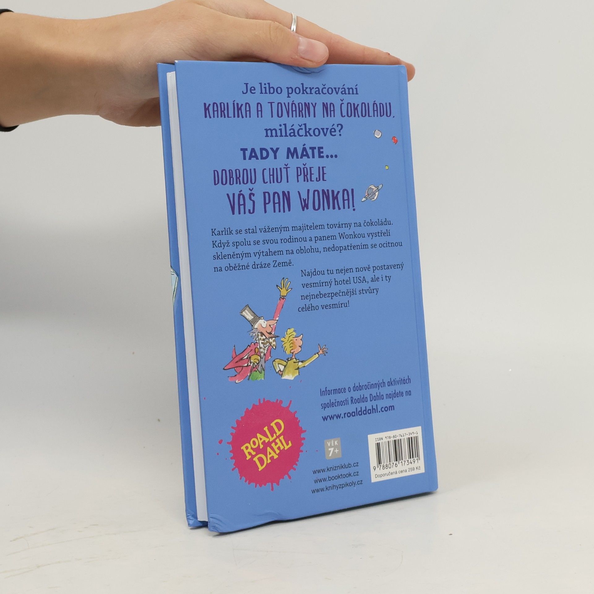 Roald Dahl Karlík a velký skleněný výtah