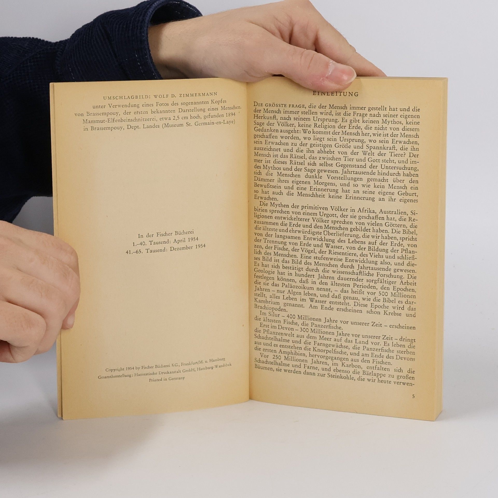 Herbert Kühn Das Erwachen der Menschheit