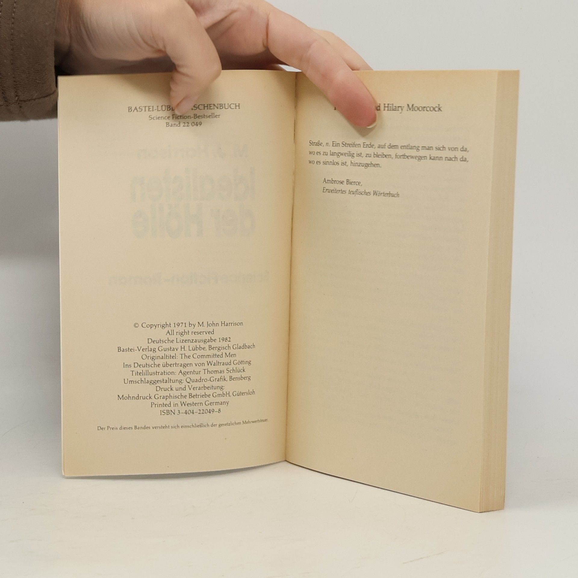 M. John Harrison Idealisten der Hölle. Science Fiction