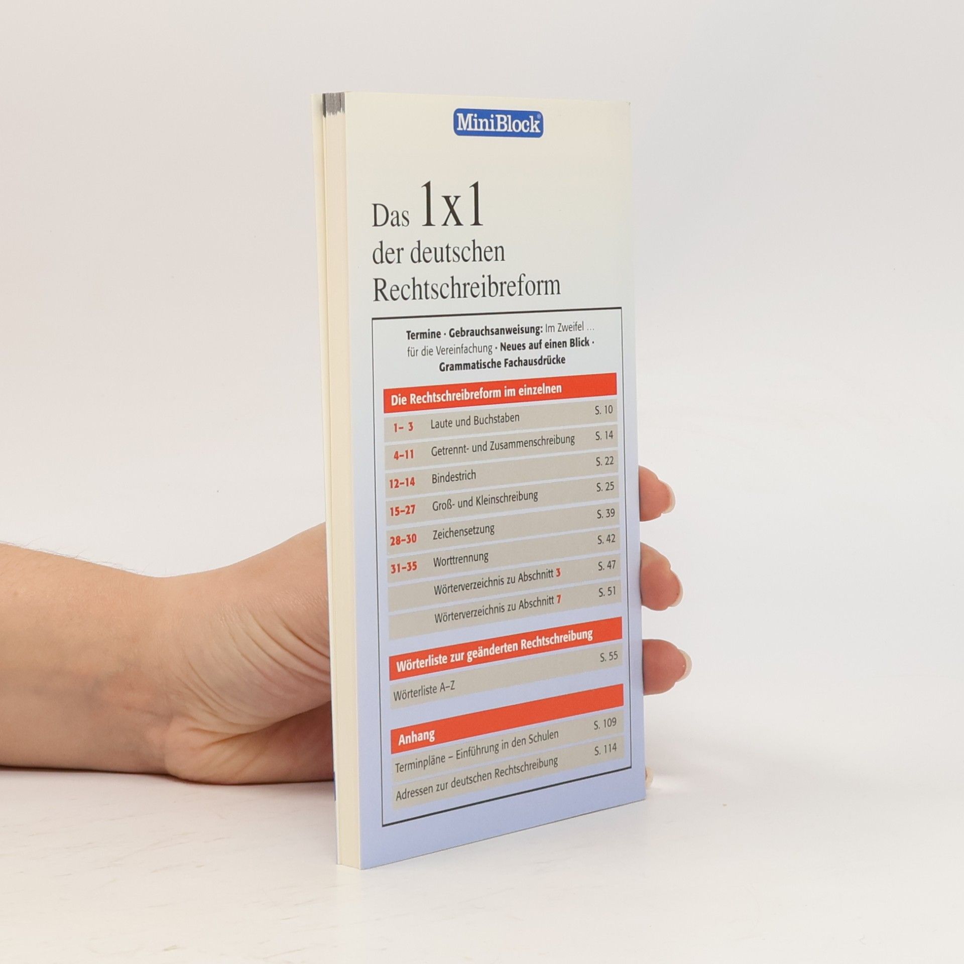 Autorenkollektiv Das 1x1 der deutschen Rechtschreibreform