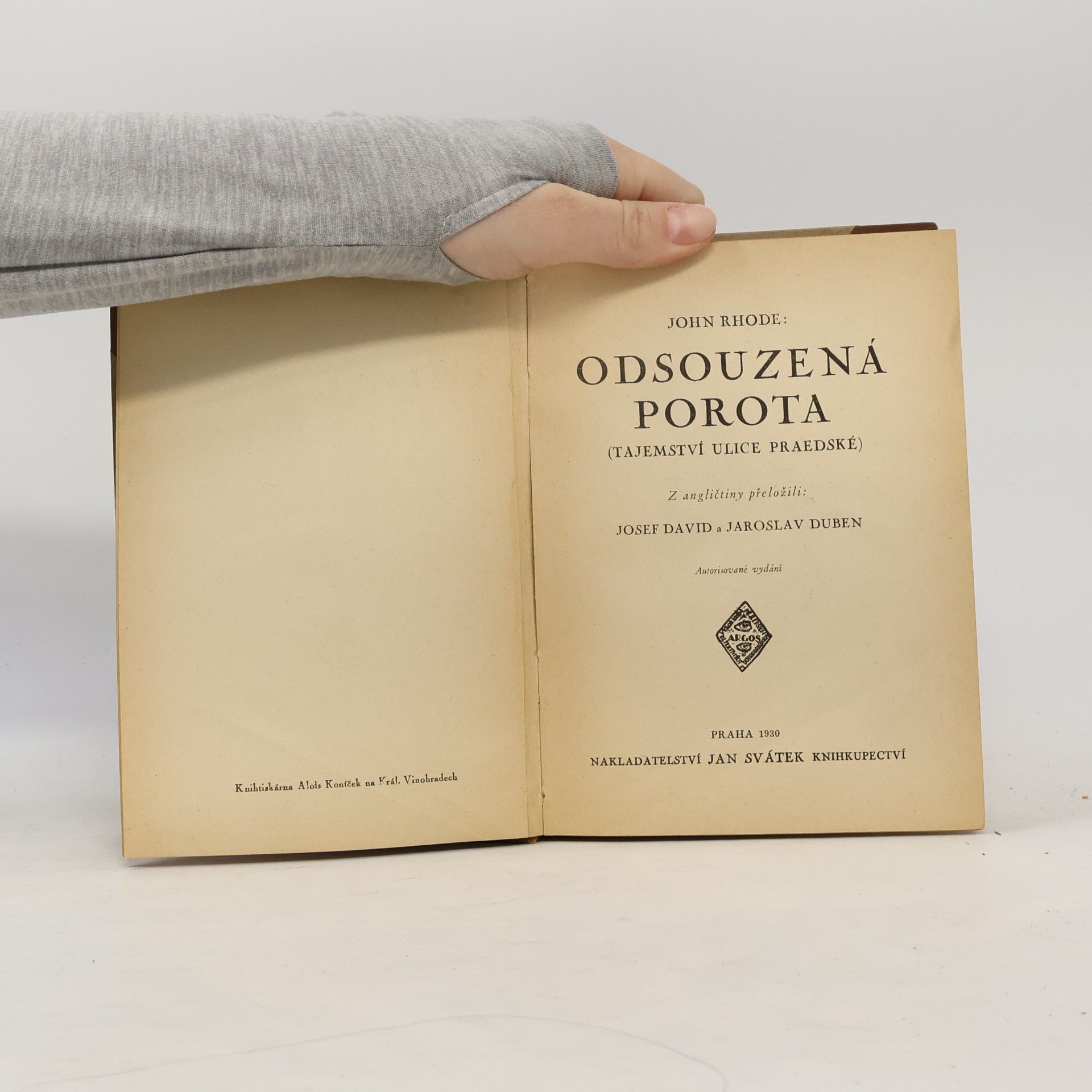 John Rhode Odsouzená porota