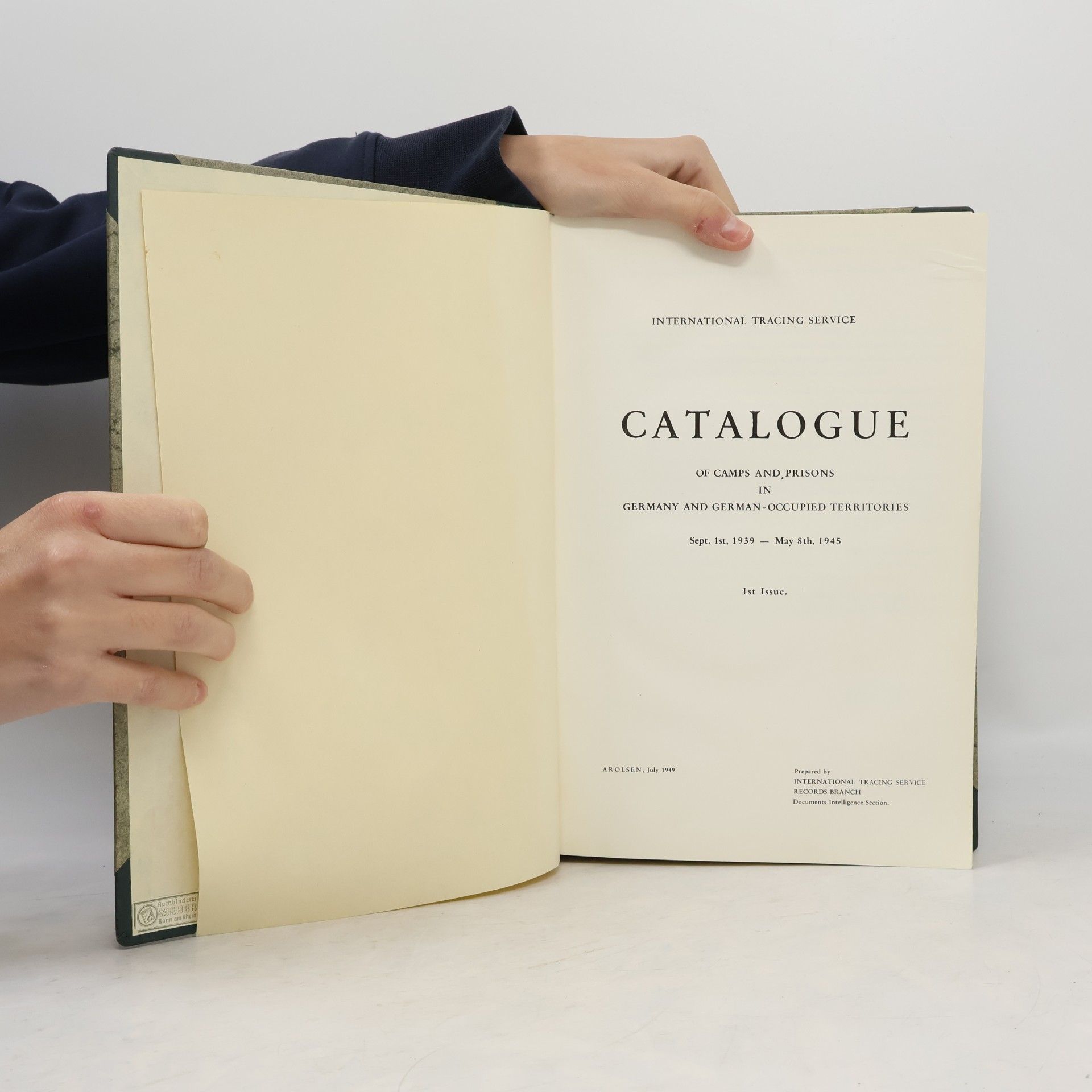 Various authors Catalogue of Camps and Prisons in Germany and German-Occupied Territories