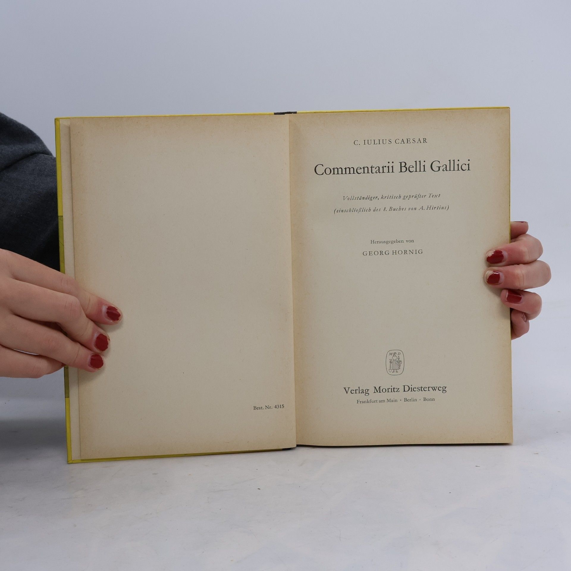 Julius Caesar Commentarii Belli Gallici
