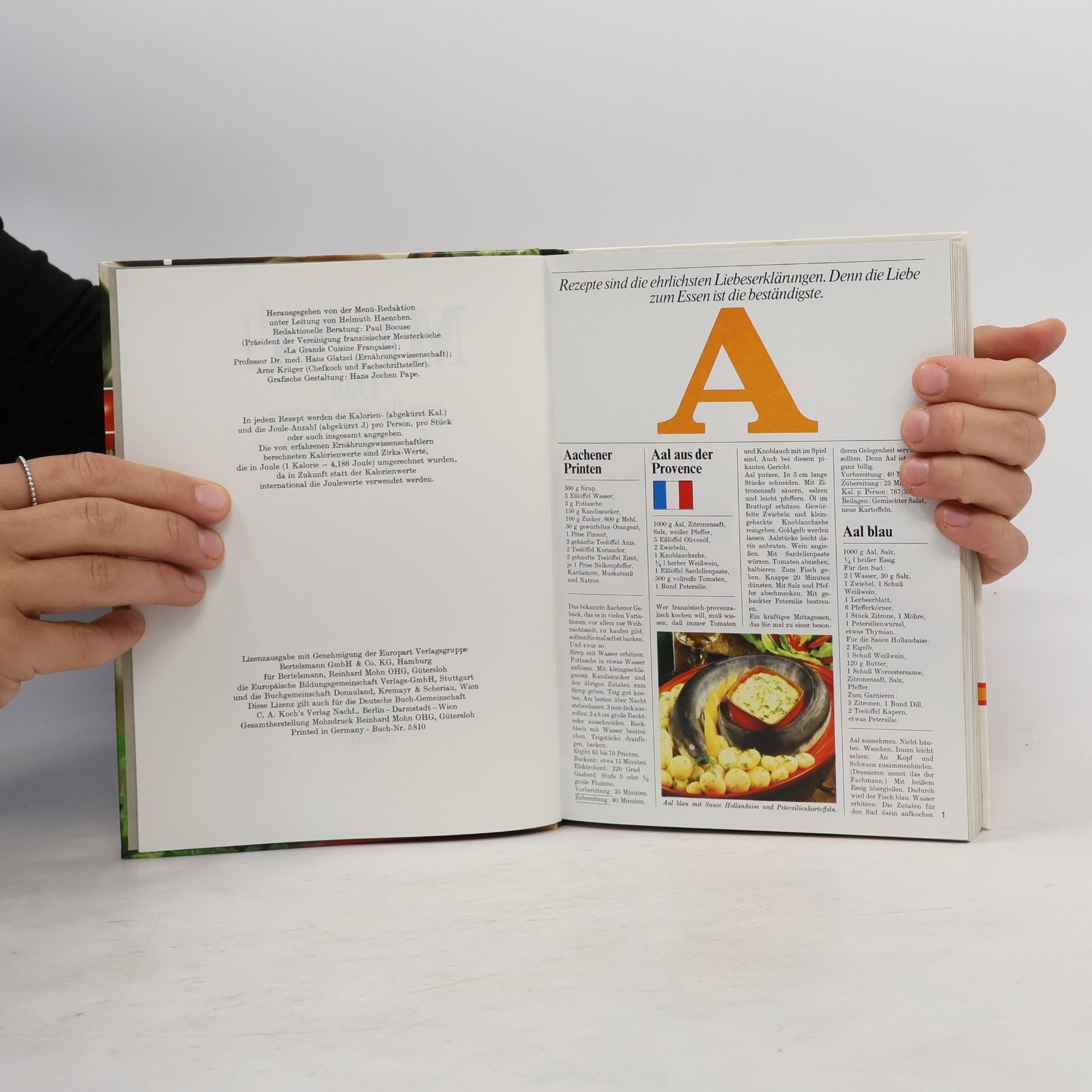 Autorenkollektiv Menu. Das groβe moderne Kochlexikon 1