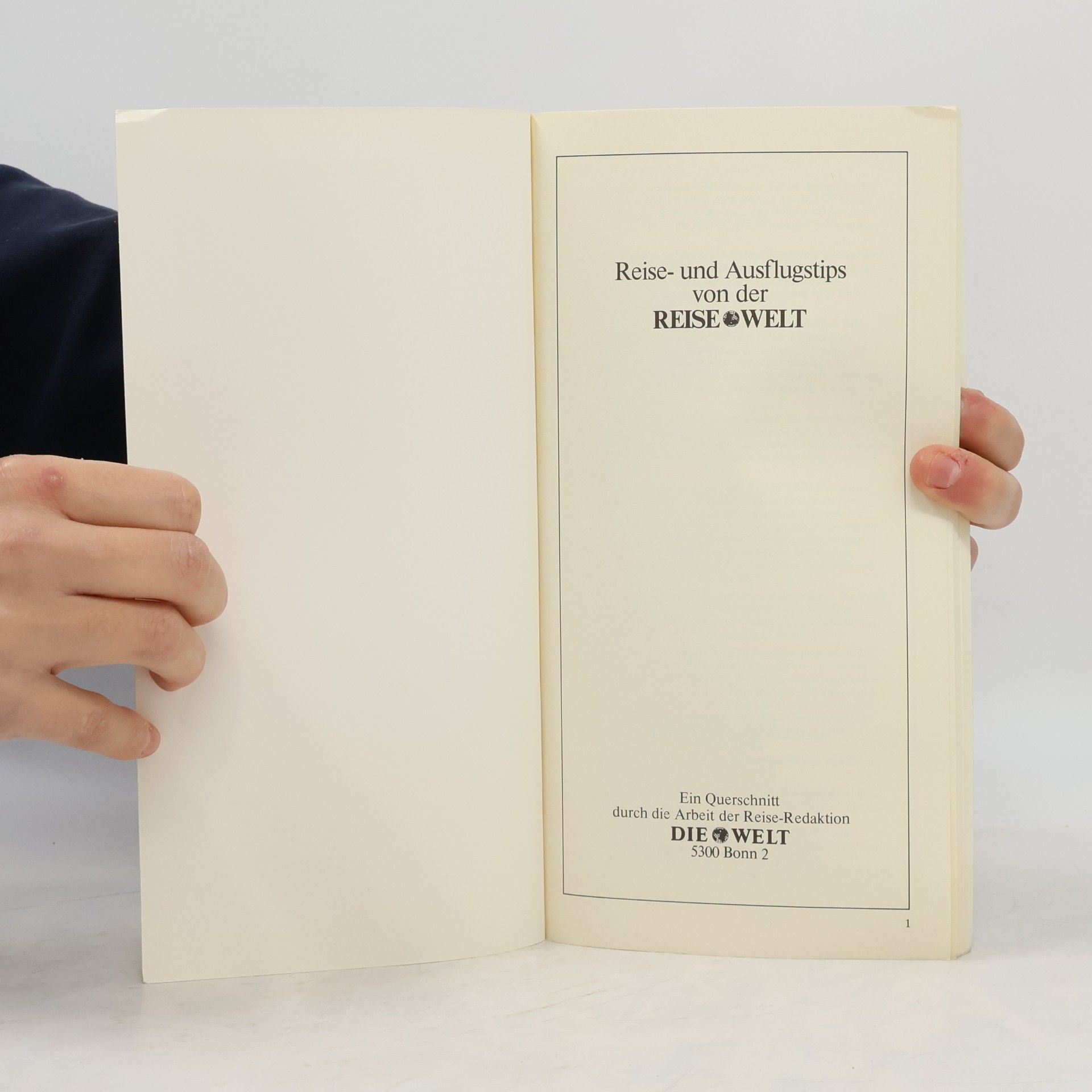 Various authors Reise- und Ausflugstips von der REISEWELT