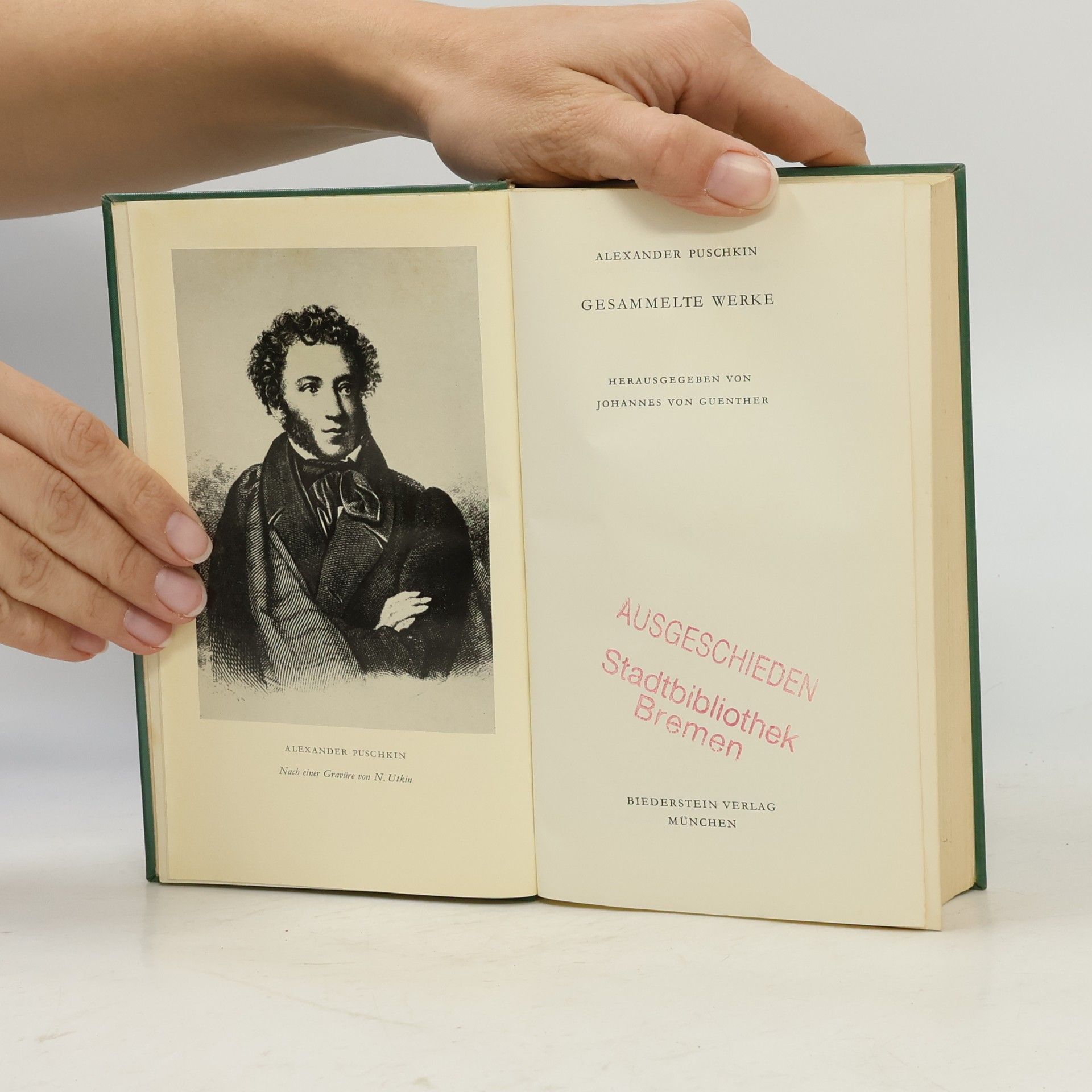 Alexander Pushkin Gesammelte Werke