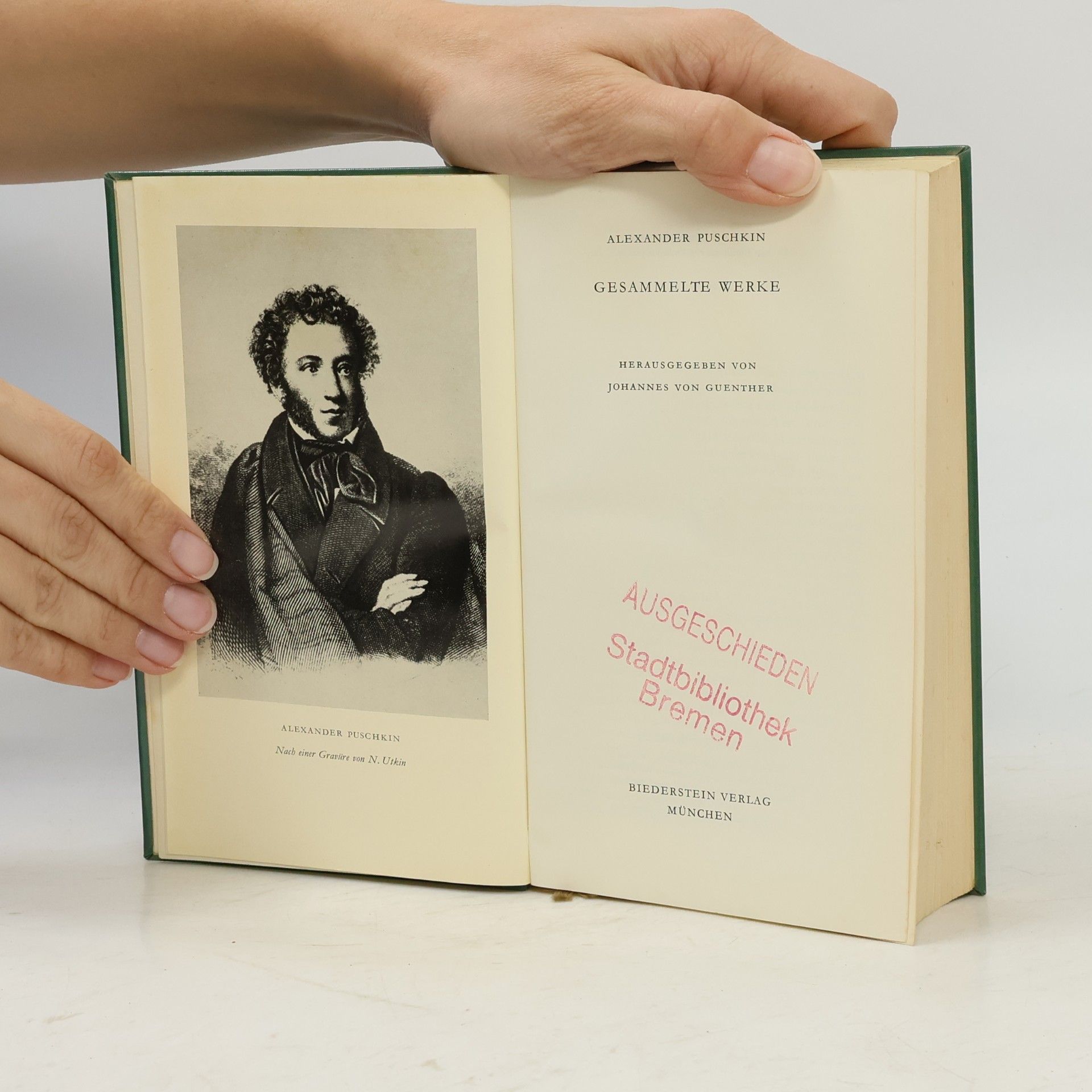 Alexander Pushkin Gesammelte Werke