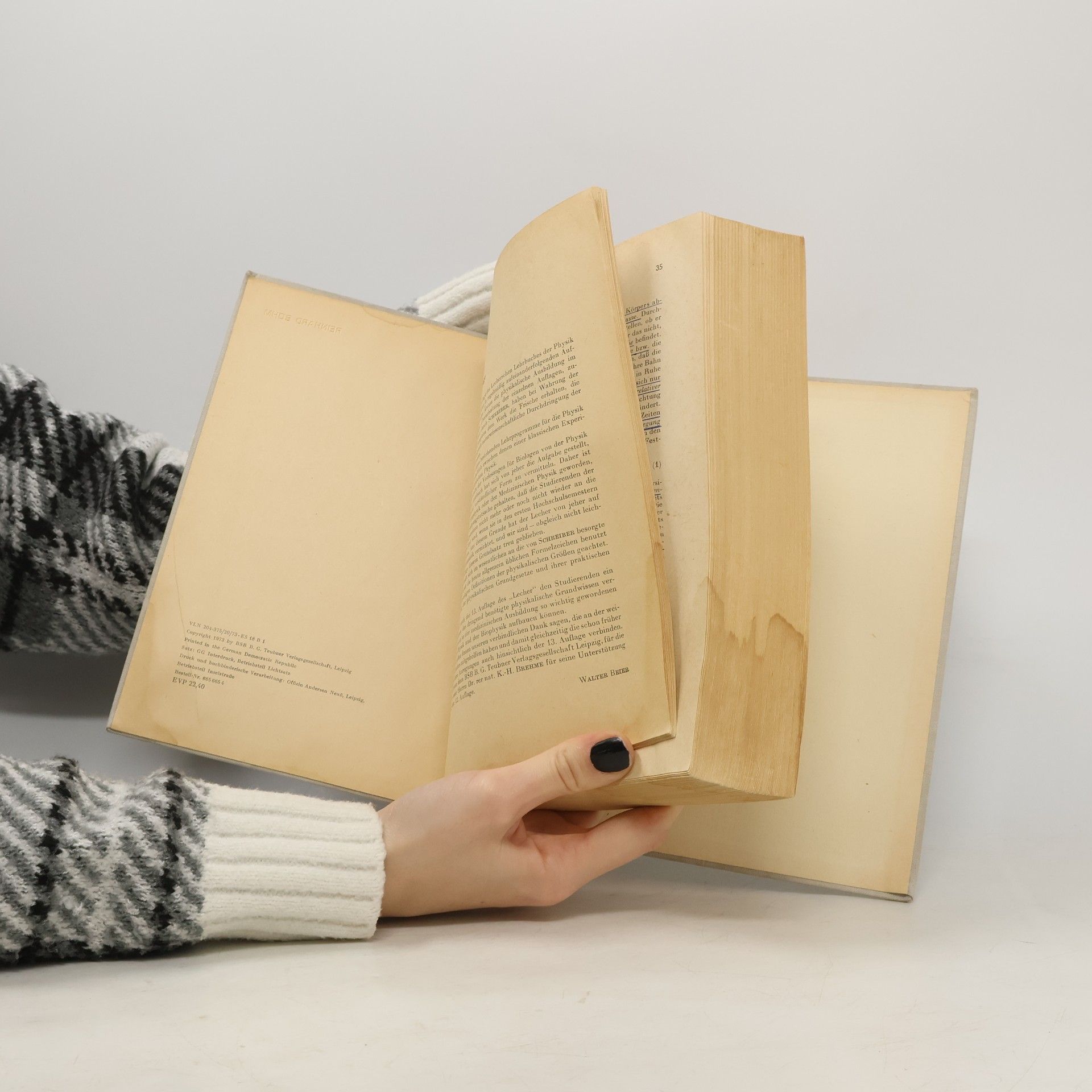 Lecher Lehrbuch der Physik für Mediziner und Biologen