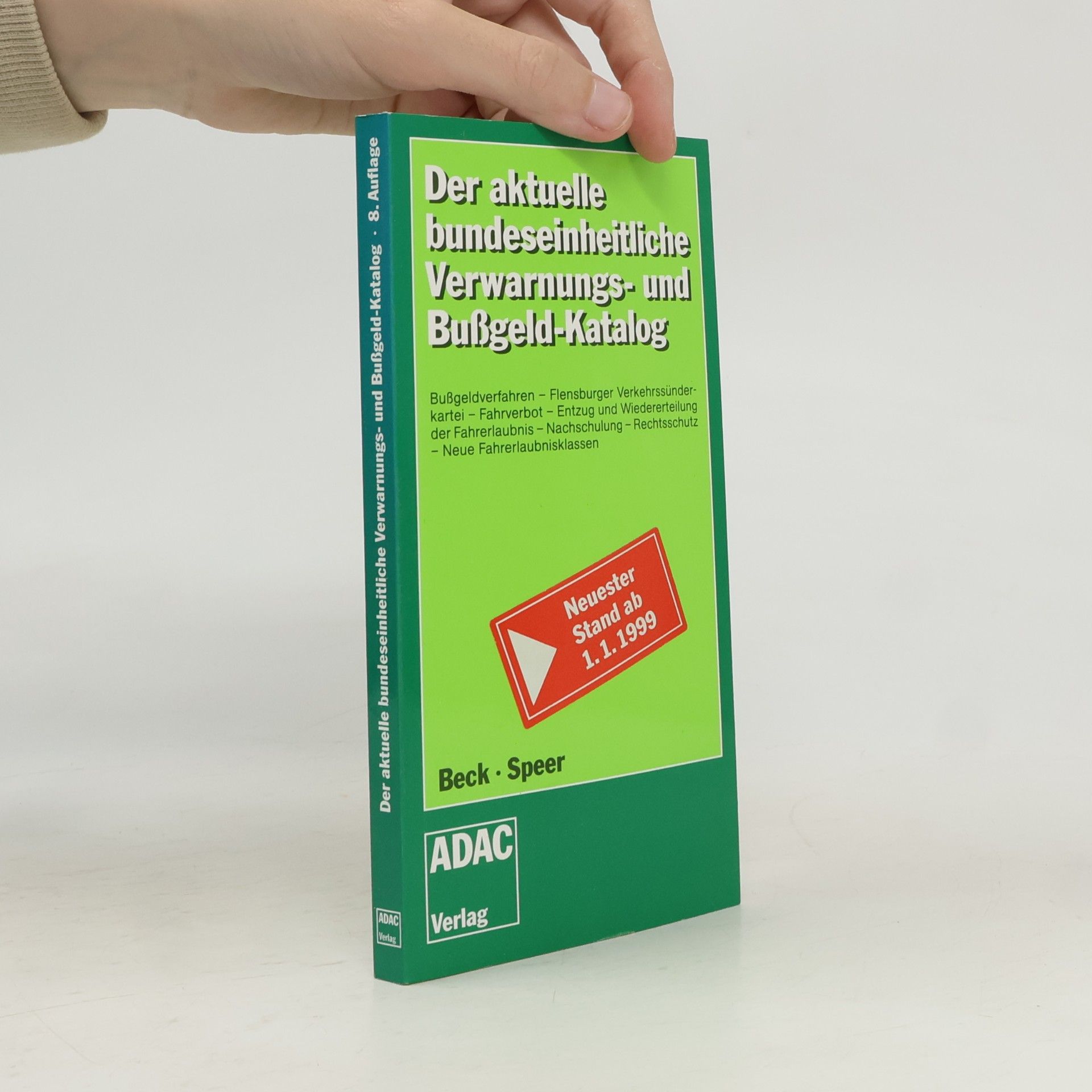 Der aktuelle bundeseinheitliche Verwarnungs- und Bußgeld-Katalog