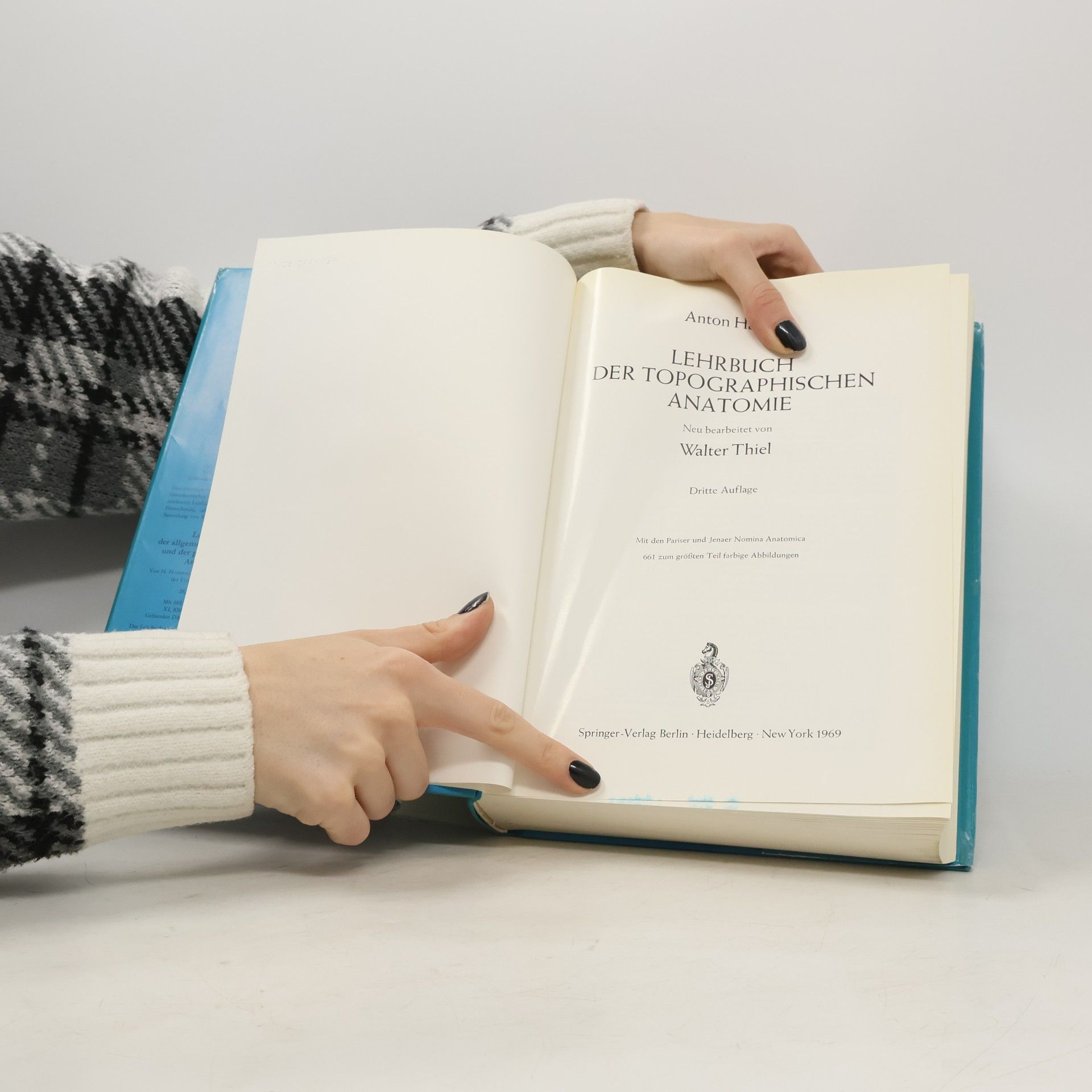Anton Hafferl Lehrbuch der topographischen Anatomie
