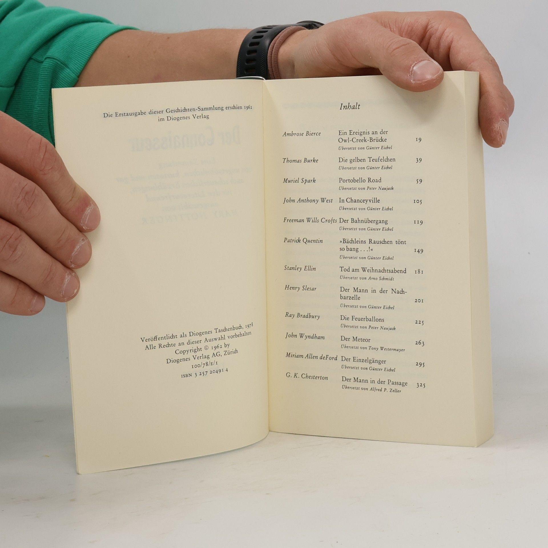 Mary Hottinger Der Connaisseur I. Ungewöhnliche Geschichten