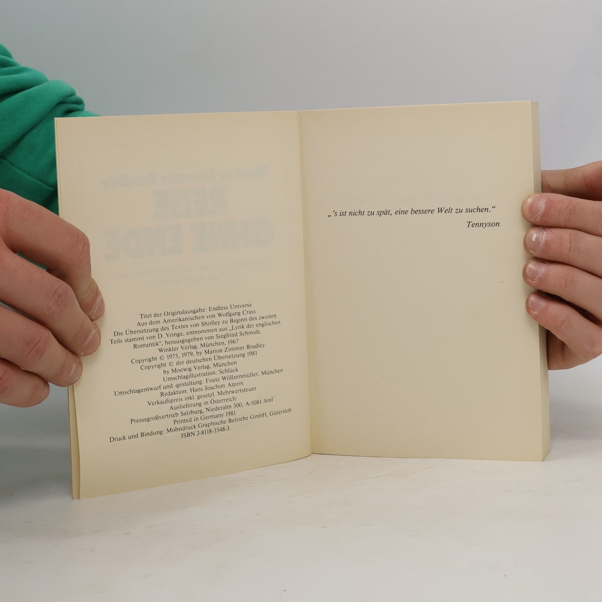 Marion Zimmer Bradley Reise ohne Ende