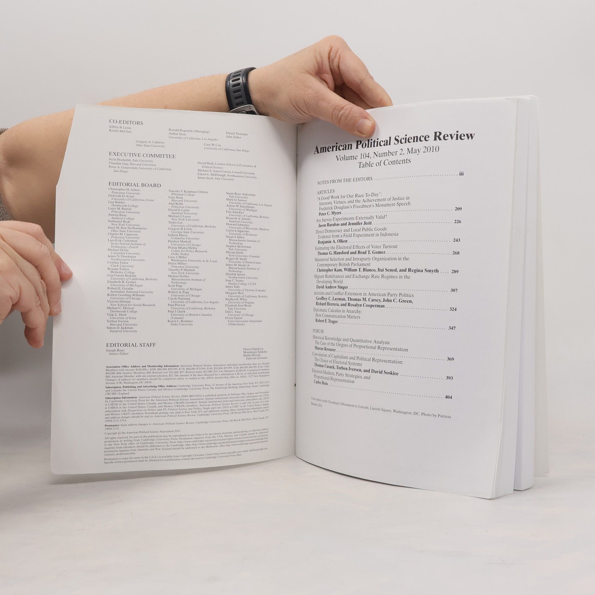 Patricia Barden American Political Science Review