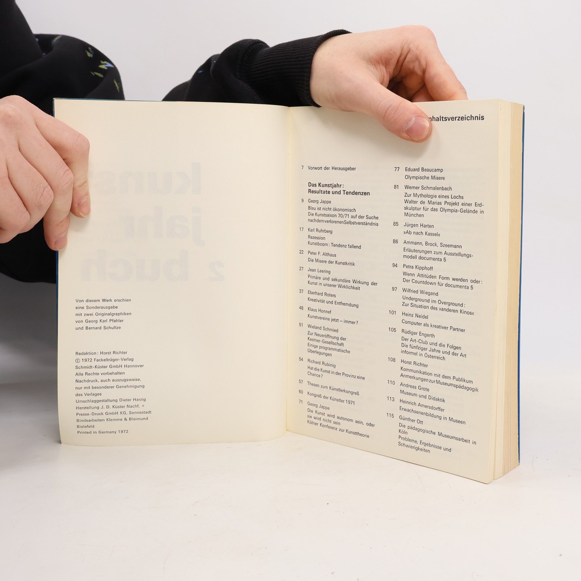 Georg Karl Pfahler Kunstjahrbuch 2