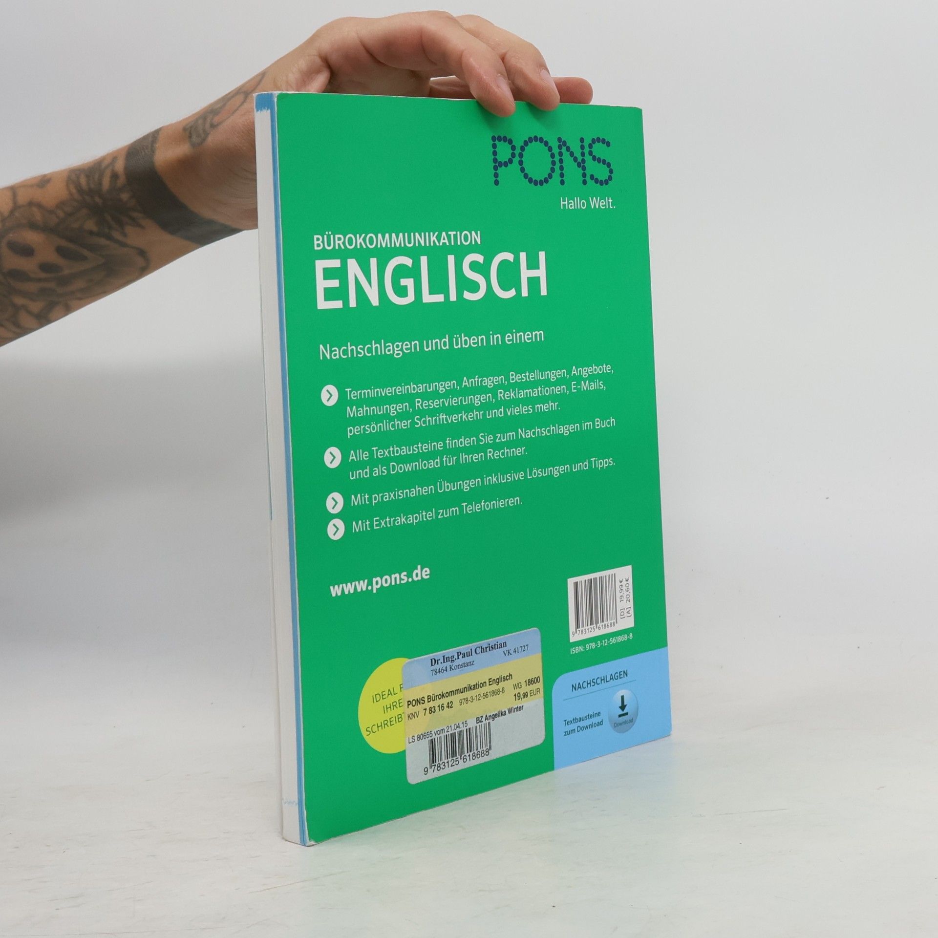 Rachel Armitage-Amato PONS Bürokommunikation Englisch