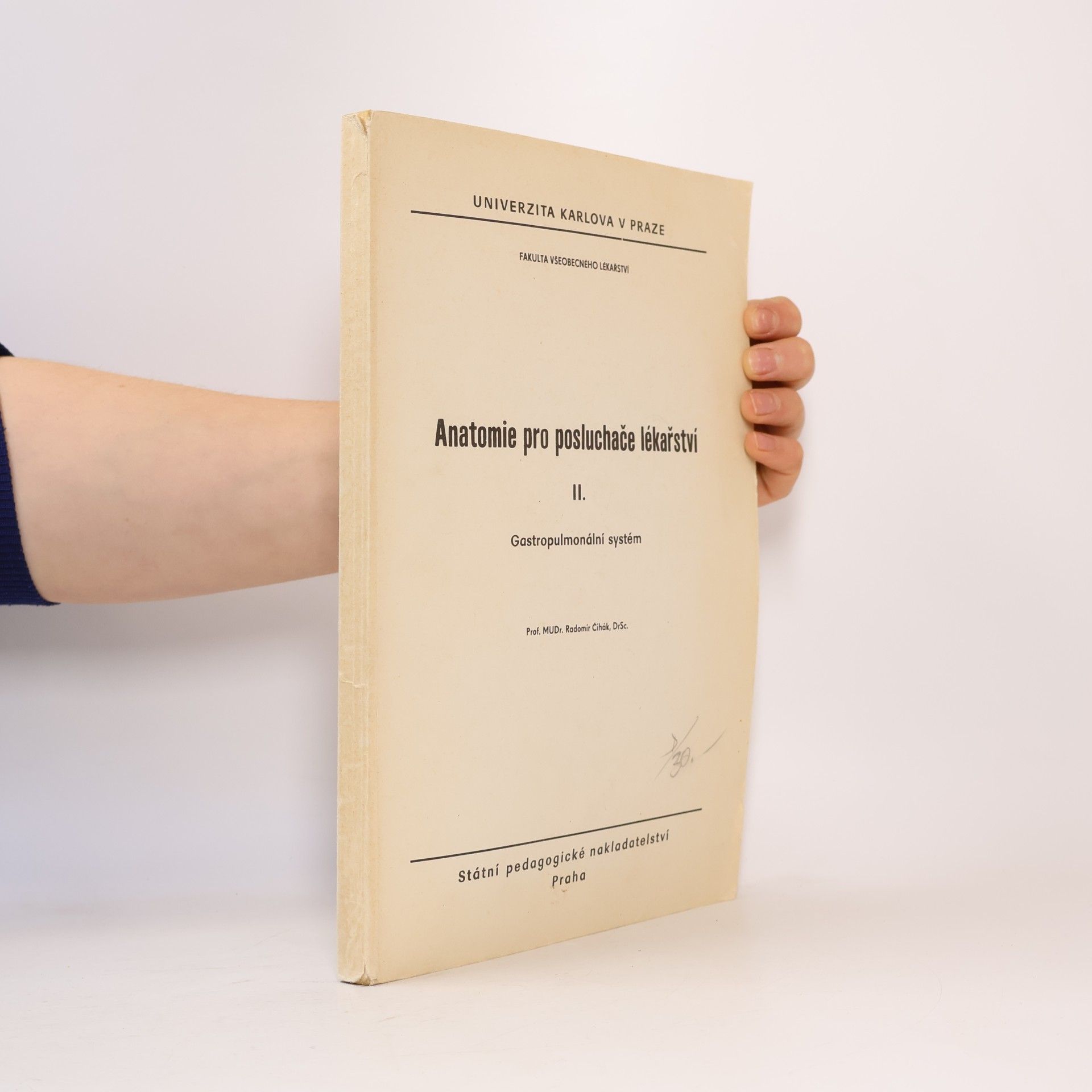 Anatomie pro posluchače lékařství II.