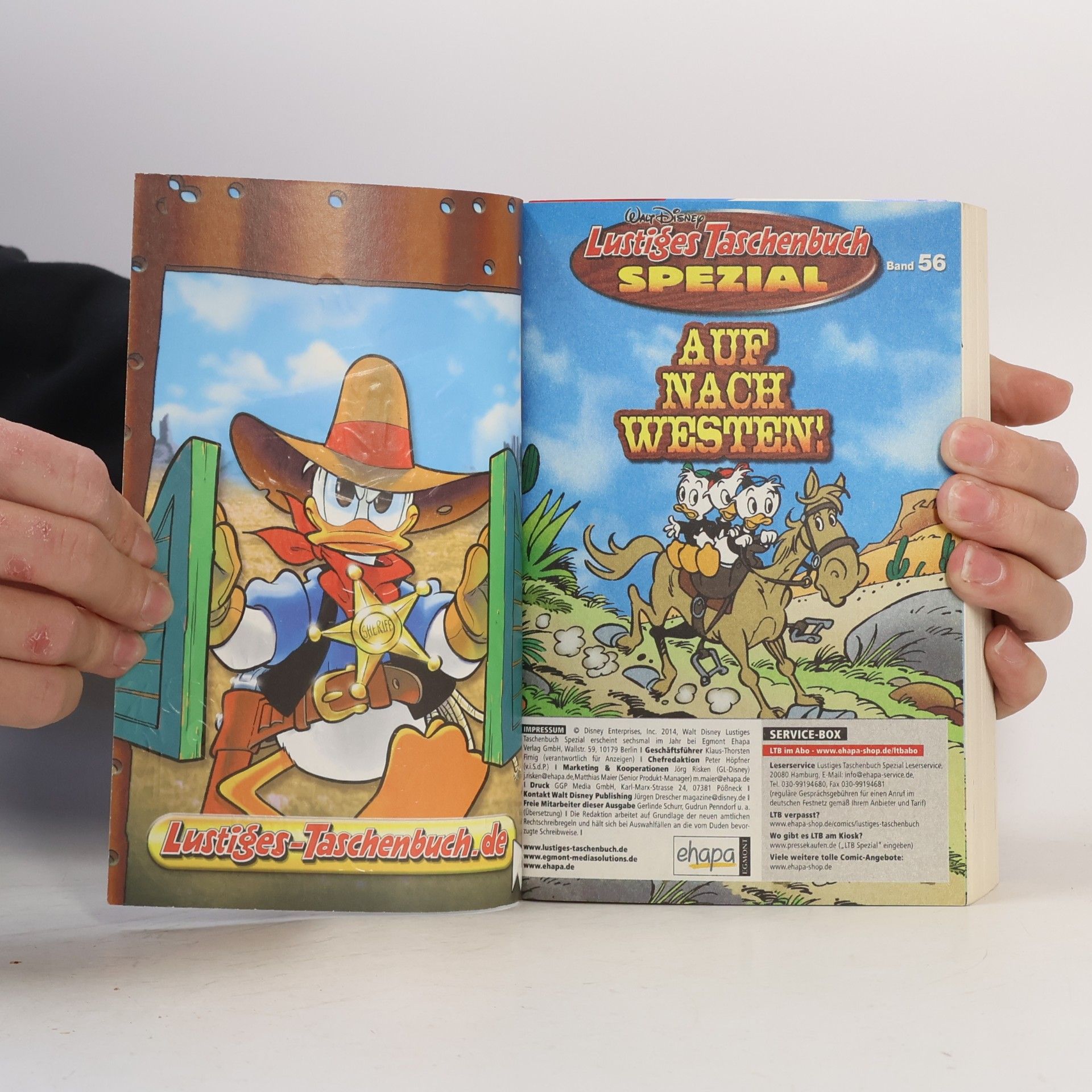 Walt Disney Lustiges Taschenbuch Spezial Band 56. Auf nach Westen
