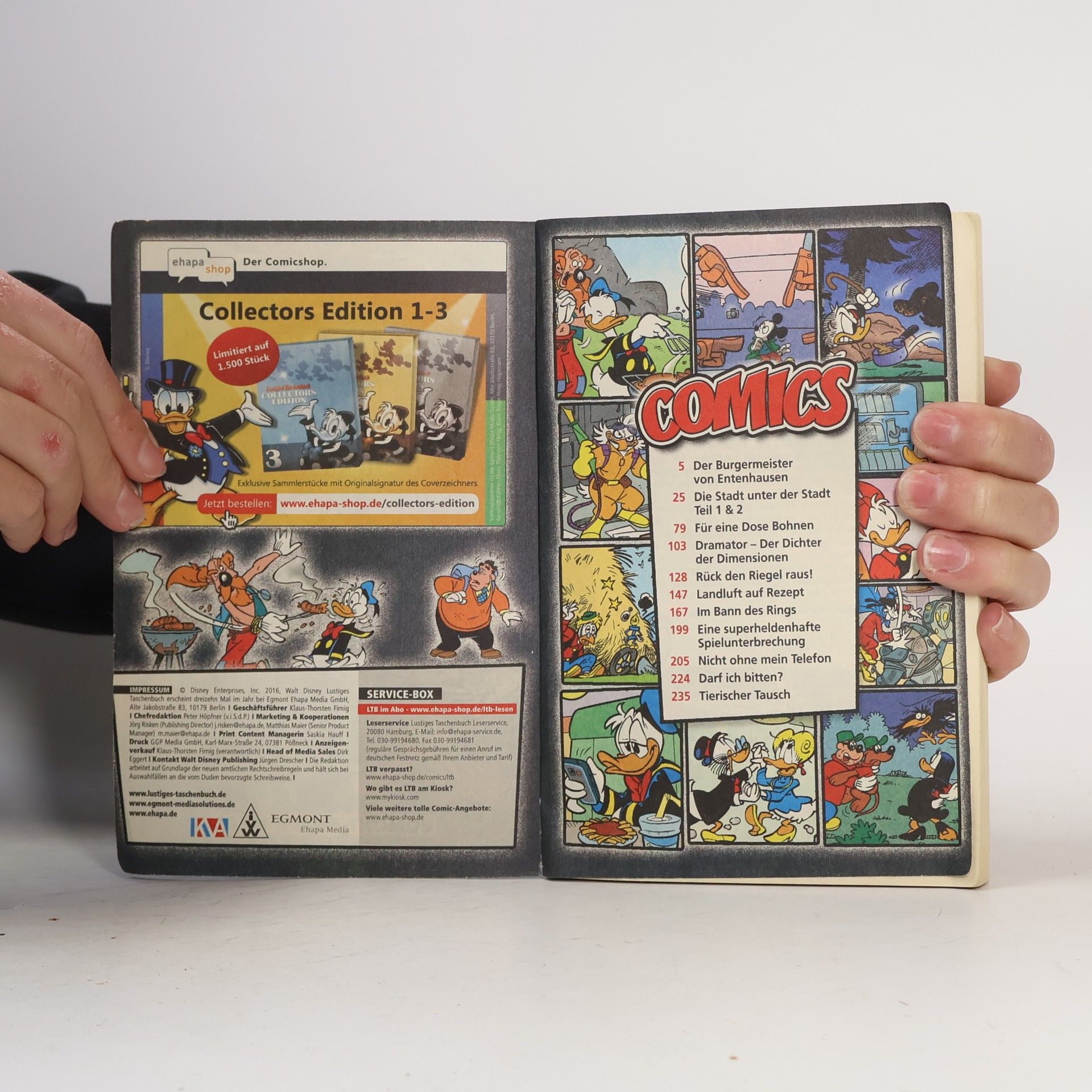Walt Disney Lustiges Taschenbuch 480. Der Burgermeister von Entenhausen