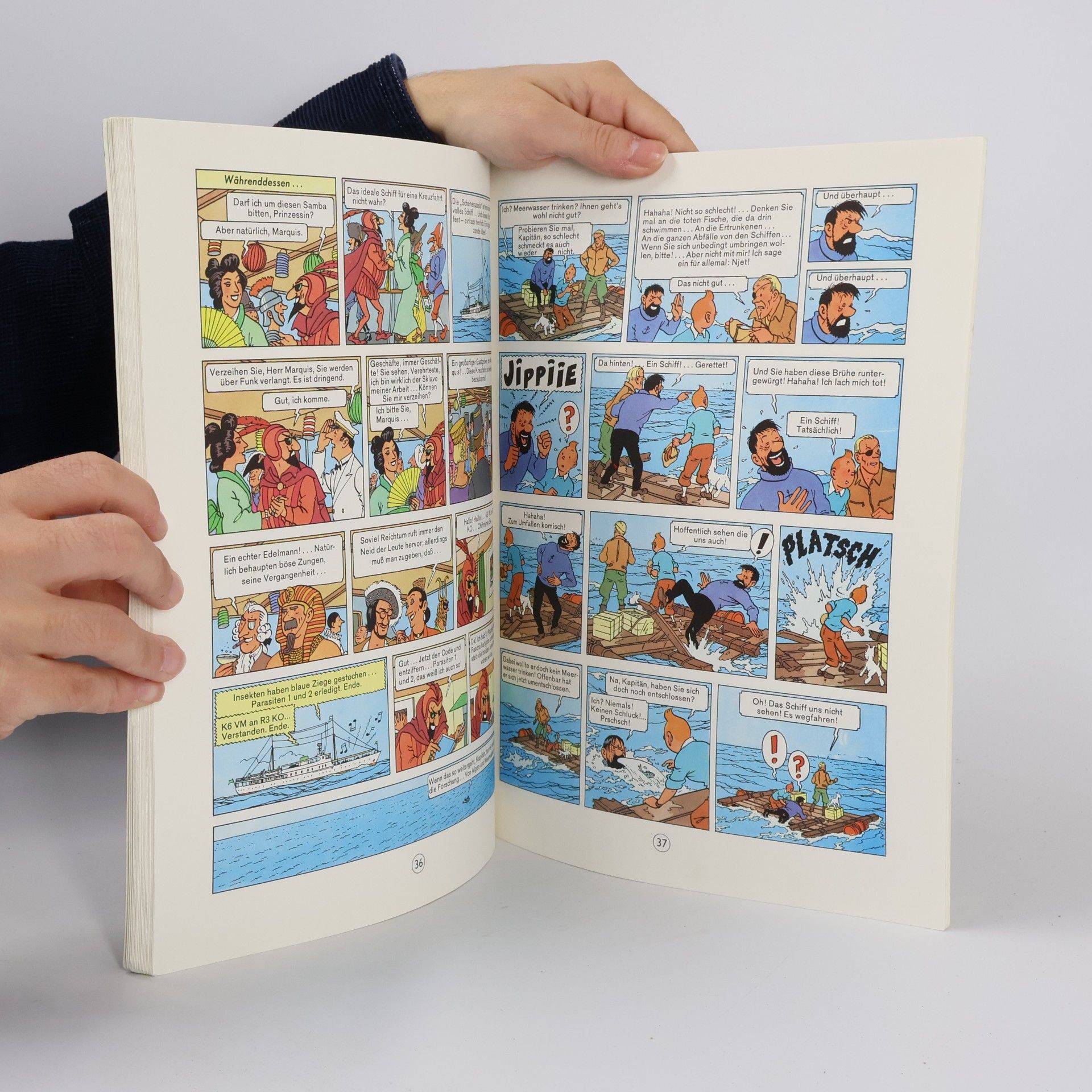Hergé Kohle an Bord