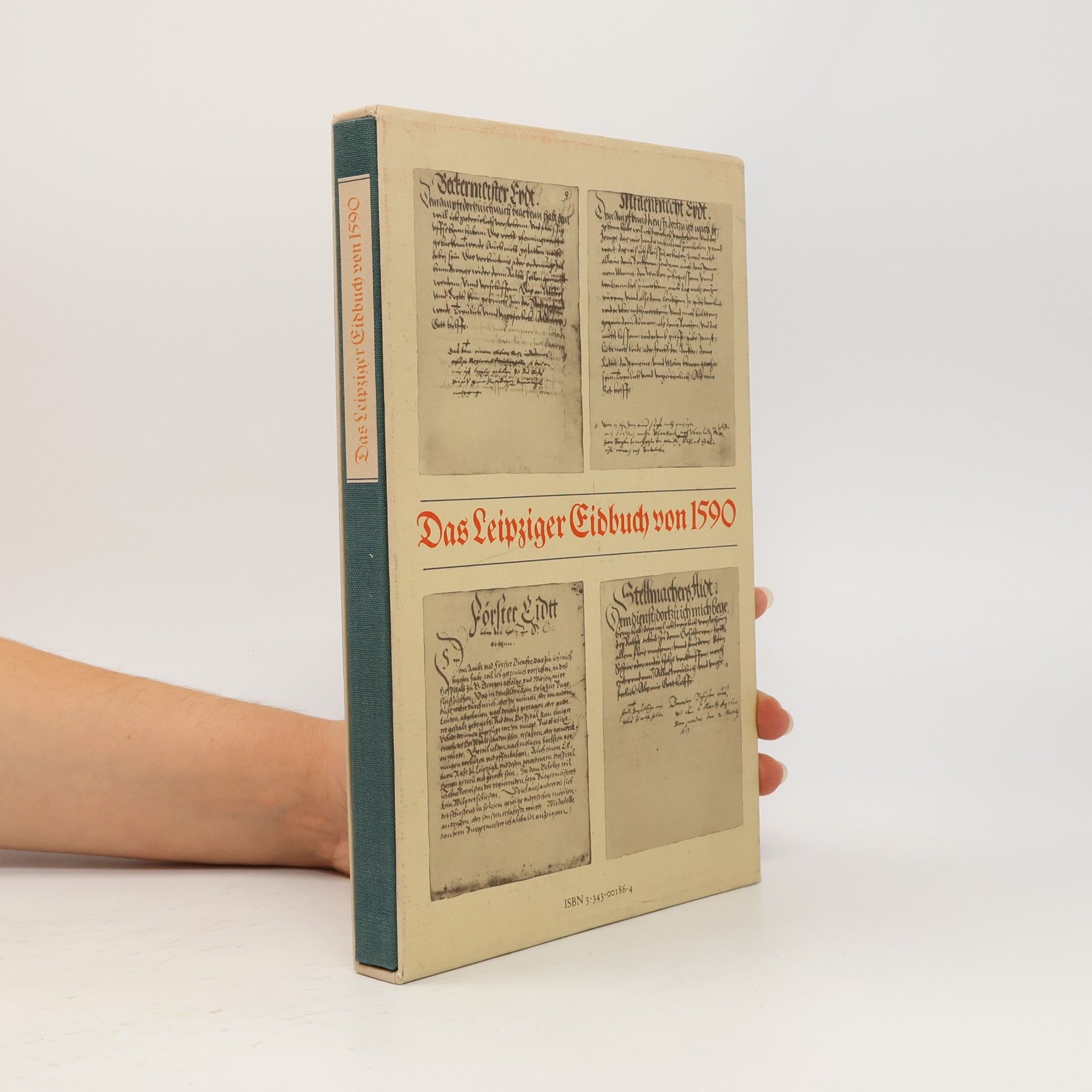 Das Leipziger Eidbuch von 1590 [fünfzehnhundertneunzig]